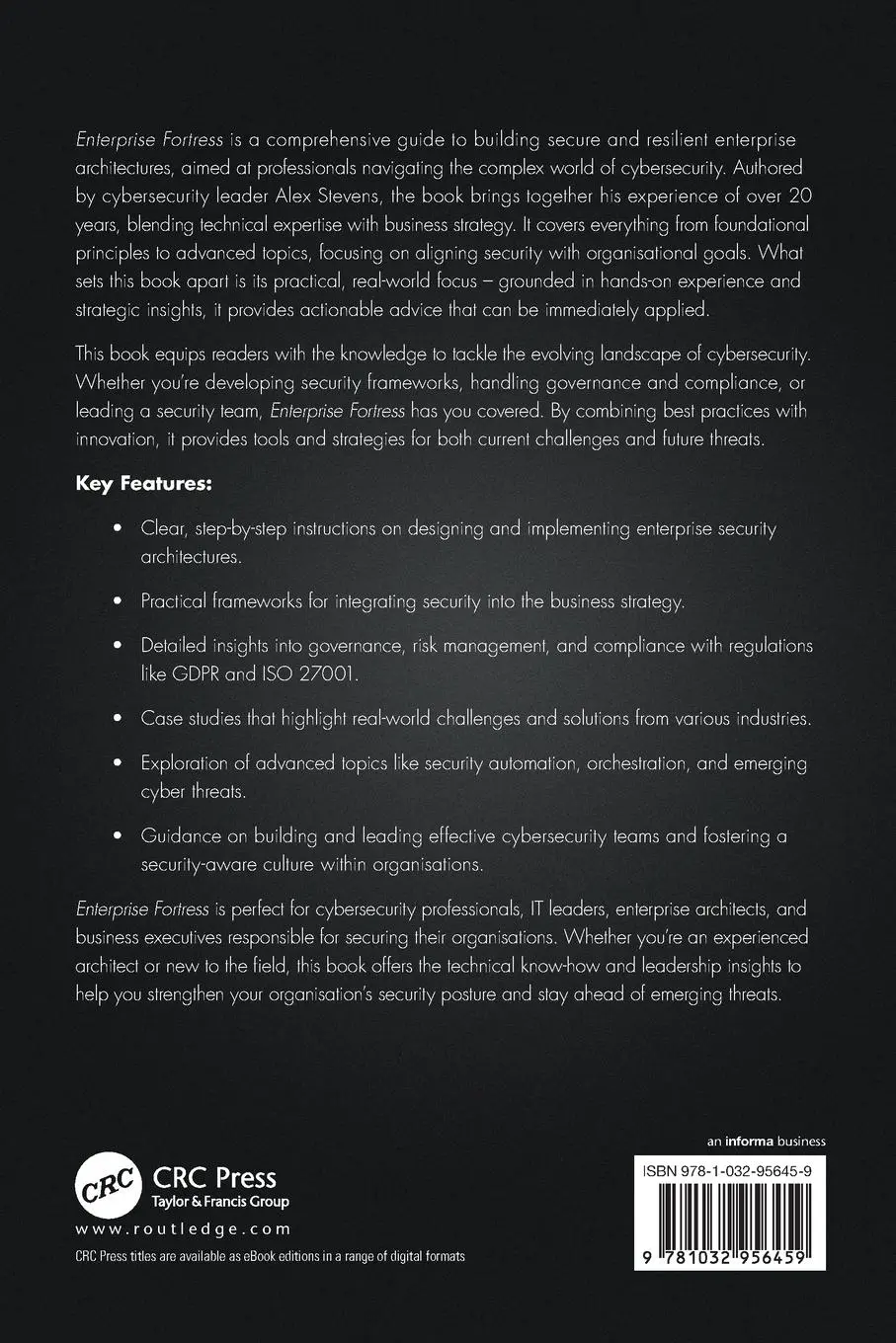 Rückseite: 9781032956459 | Enterprise Fortress | Alex Stevens | Taschenbuch | Englisch | 2025
