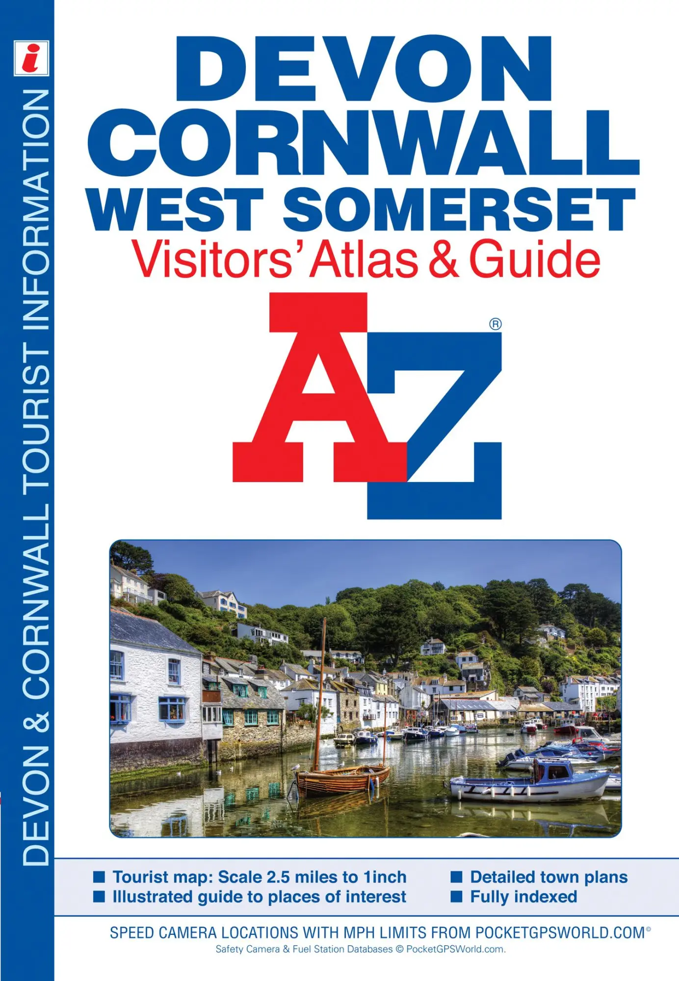 Cover: 9781843486459 | Devon, Cornwall &amp; West Somerset A-Z Visitors' Atlas | Ltd | Buch