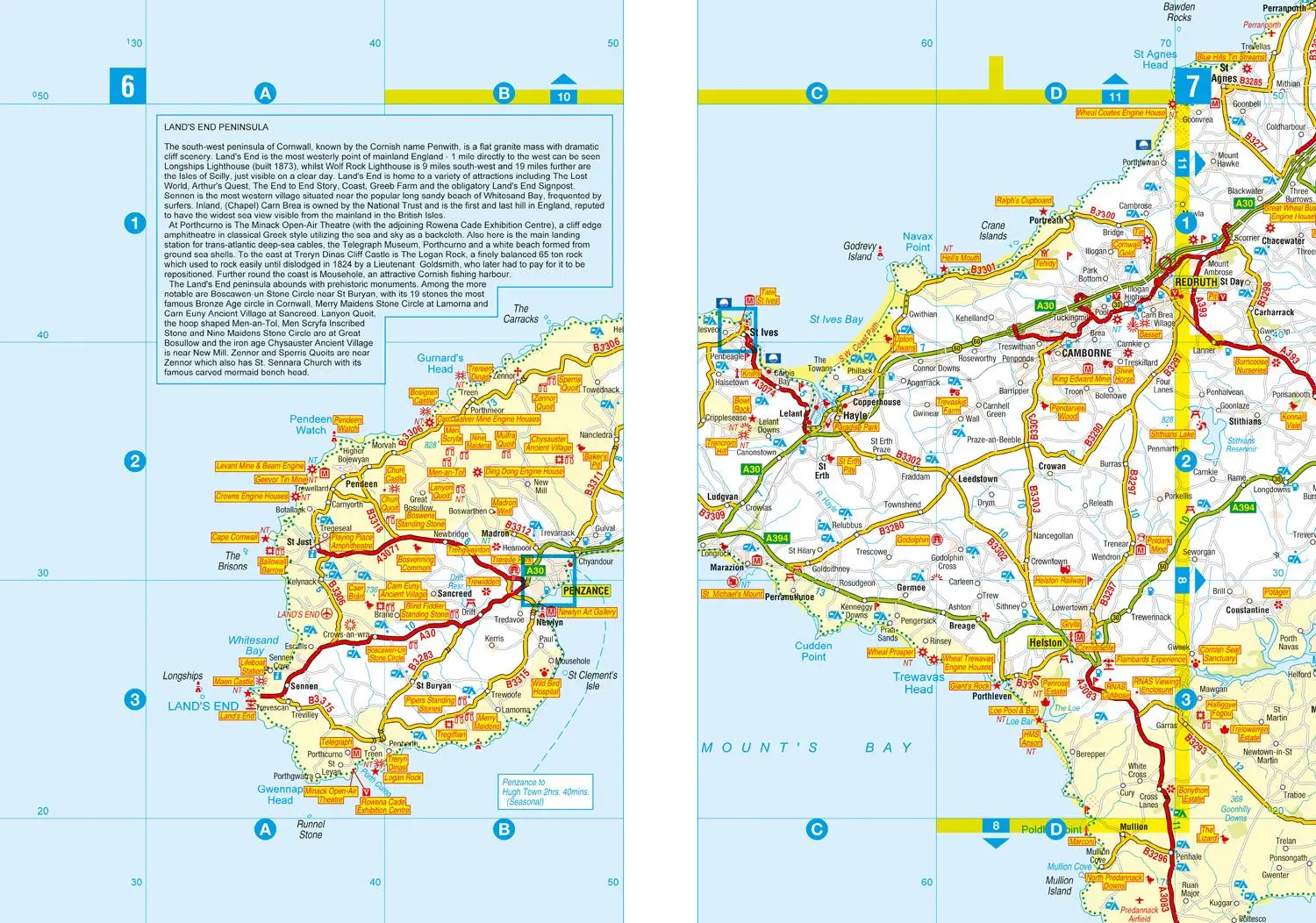 Bild: 9781843486459 | Devon, Cornwall &amp; West Somerset A-Z Visitors' Atlas | Ltd | Buch