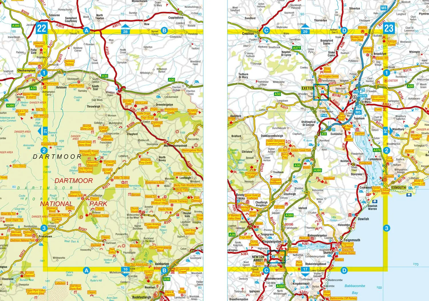 Bild: 9781843486459 | Devon, Cornwall &amp; West Somerset A-Z Visitors' Atlas | Ltd | Buch