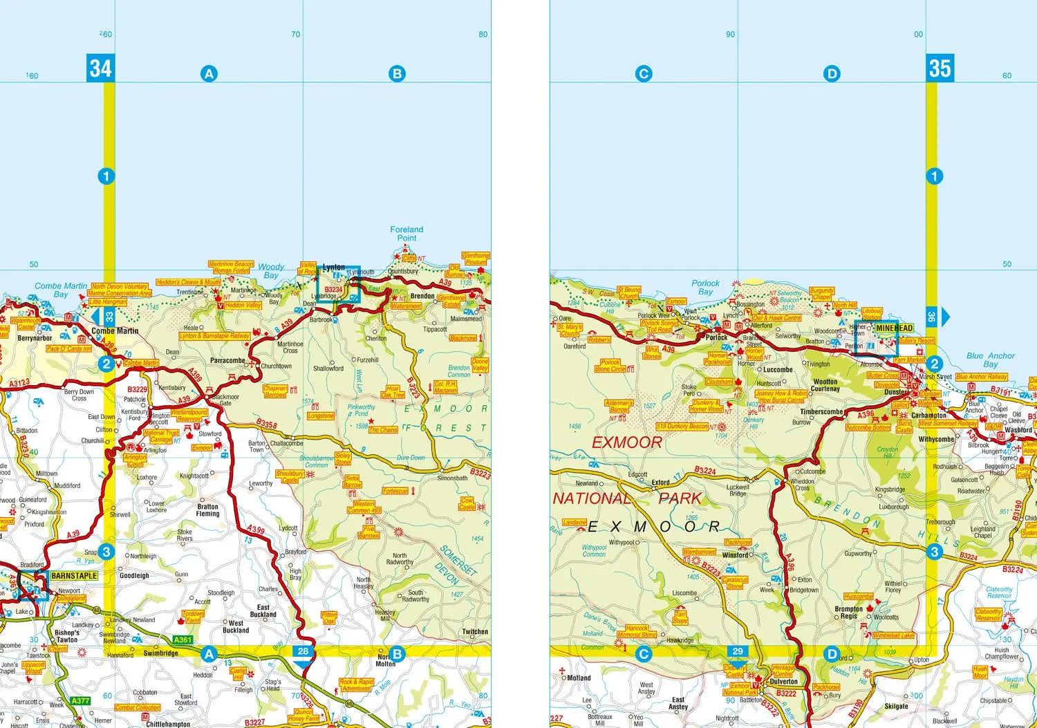 Bild: 9781843486459 | Devon, Cornwall &amp; West Somerset A-Z Visitors' Atlas | Ltd | Buch