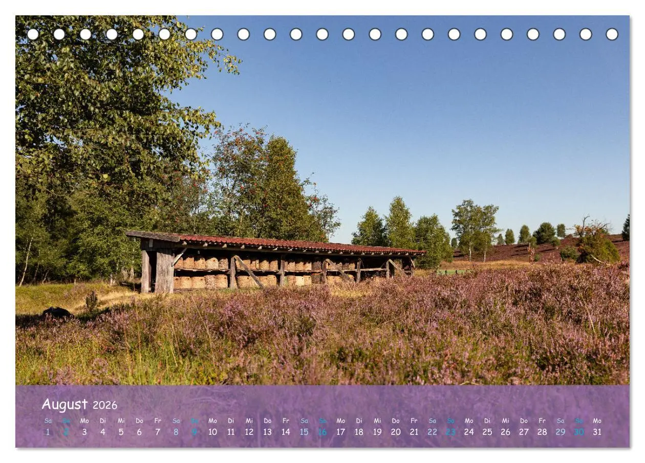 Bild: 9783457566459 | Im Herzen der Lüneburger Heide (Tischkalender 2026 DIN A5 quer),...
