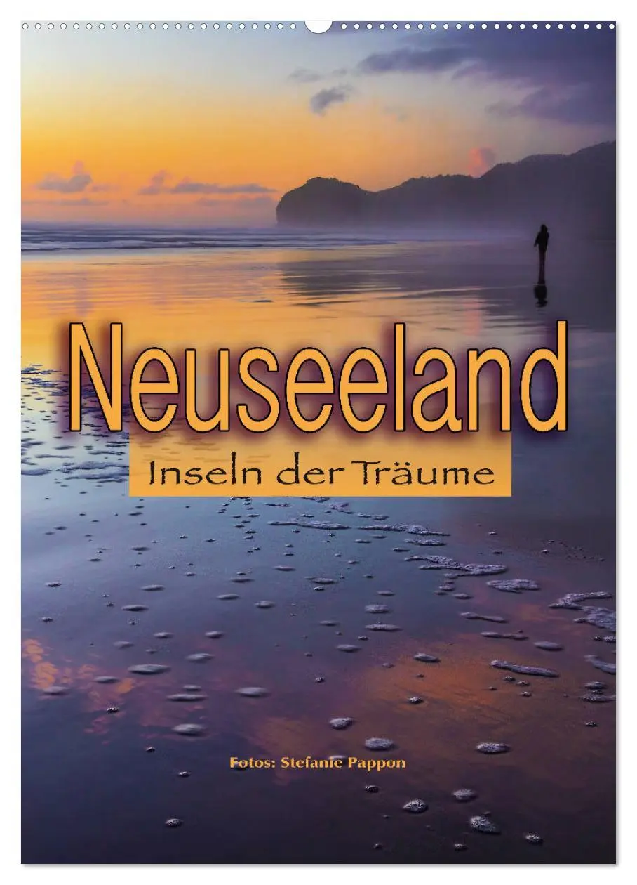 Cover: 9783516416459 | Neuseeland, Inseln der Träume (Wandkalender 2026 DIN A2 hoch),...