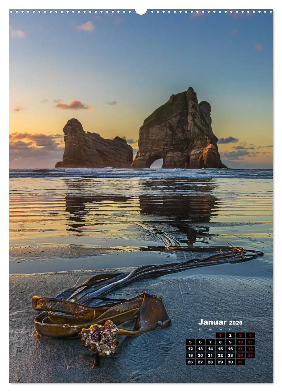 Bild: 9783516416459 | Neuseeland, Inseln der Träume (Wandkalender 2026 DIN A2 hoch),...