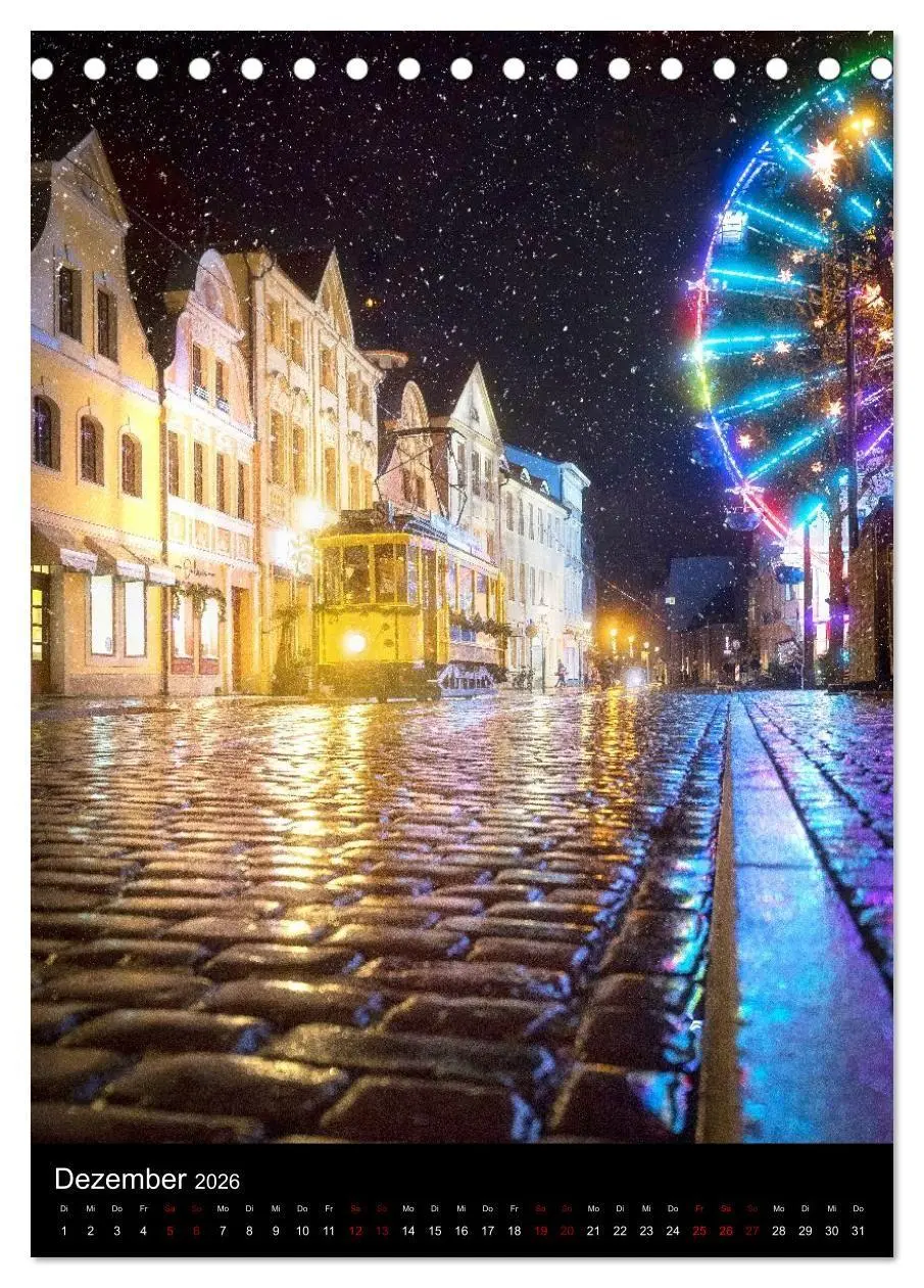Bild: 9783516656459 | Cottbus und Umgebung für Nachtschwärmer (Tischkalender 2026 DIN A5...