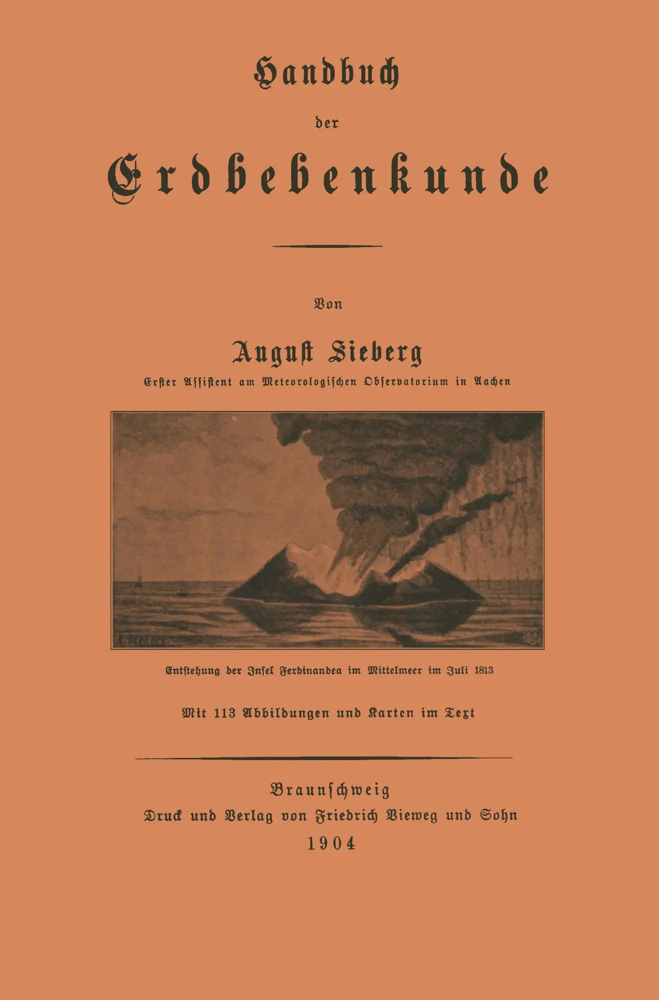 Handbuch der Erdbebenkunde