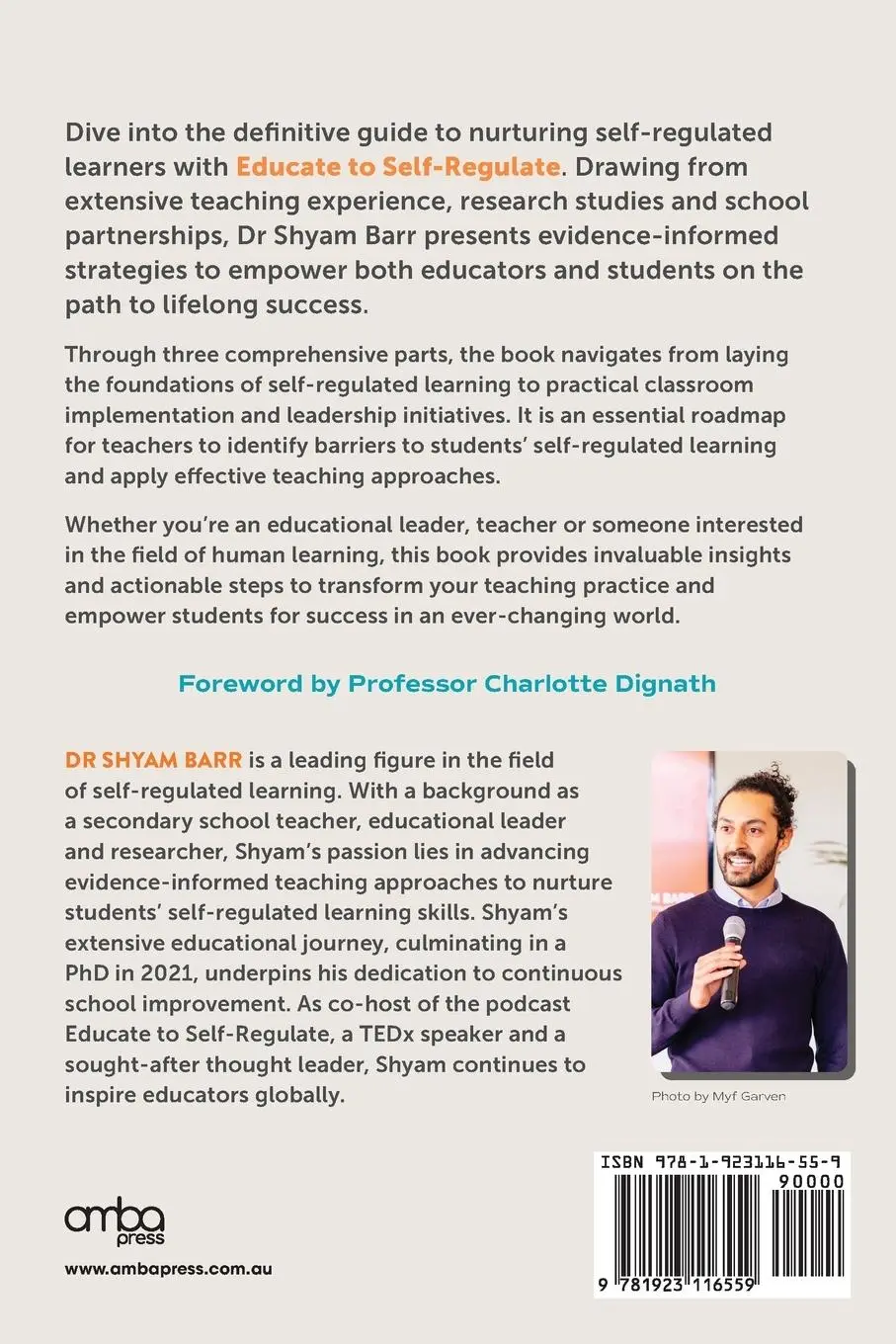 Rückseite: 9781923116559 | Educate to Self-Regulate | Empowering Learners for Lifelong Success