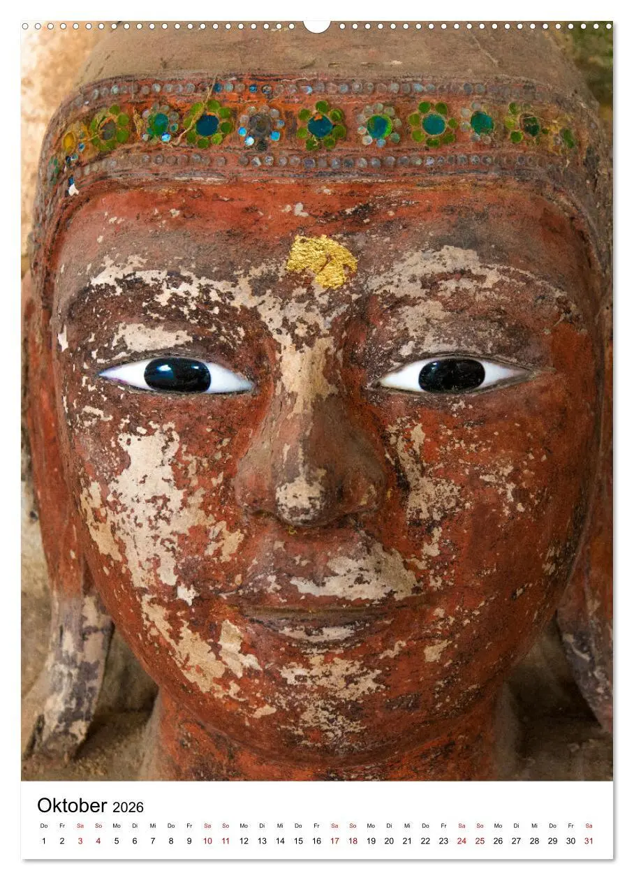 Bild: 9783516336559 | Buddhas im Glück (Wandkalender 2026 DIN A2 hoch), CALVENDO...