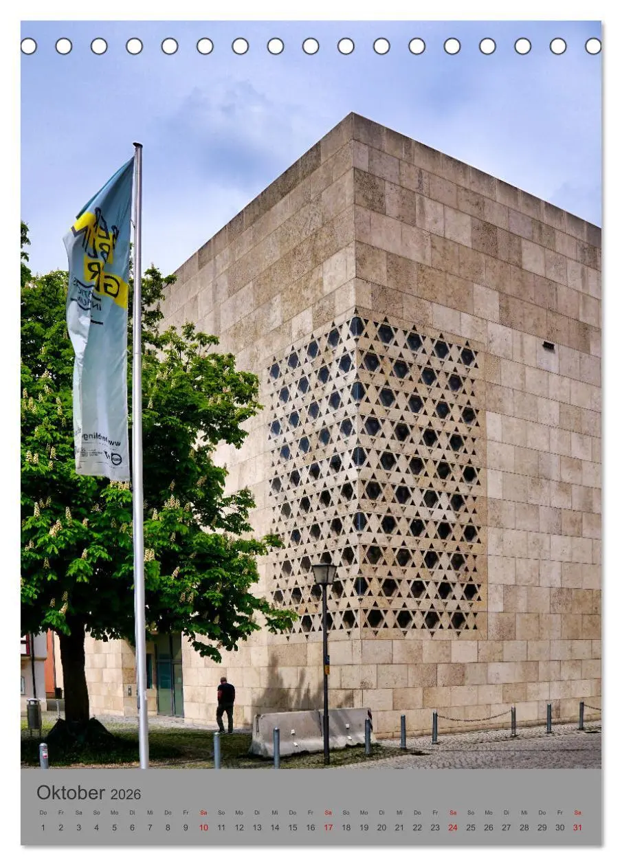 Bild: 9783516646559 | Neue Synagogen in Deutschland (Tischkalender 2026 DIN A5 hoch),...
