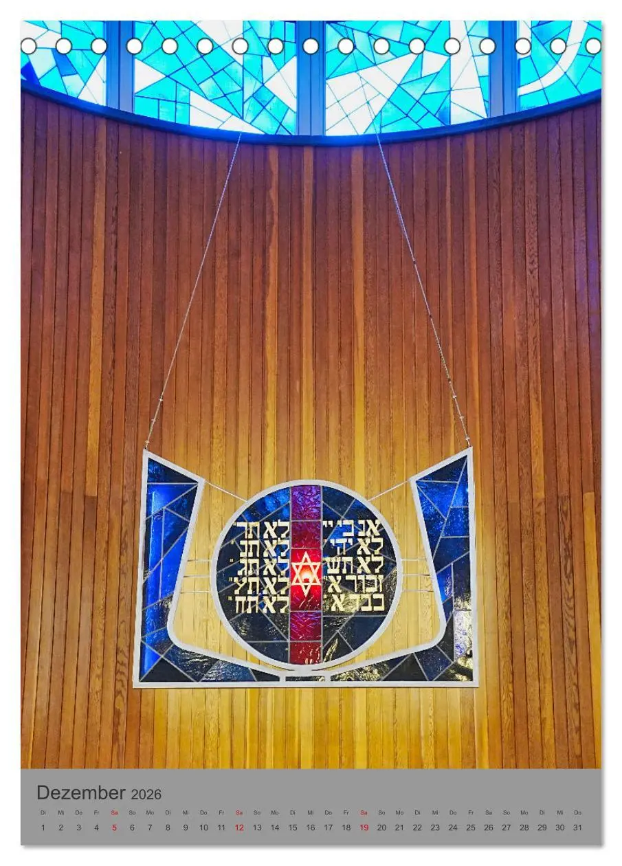 Bild: 9783516646559 | Neue Synagogen in Deutschland (Tischkalender 2026 DIN A5 hoch),...