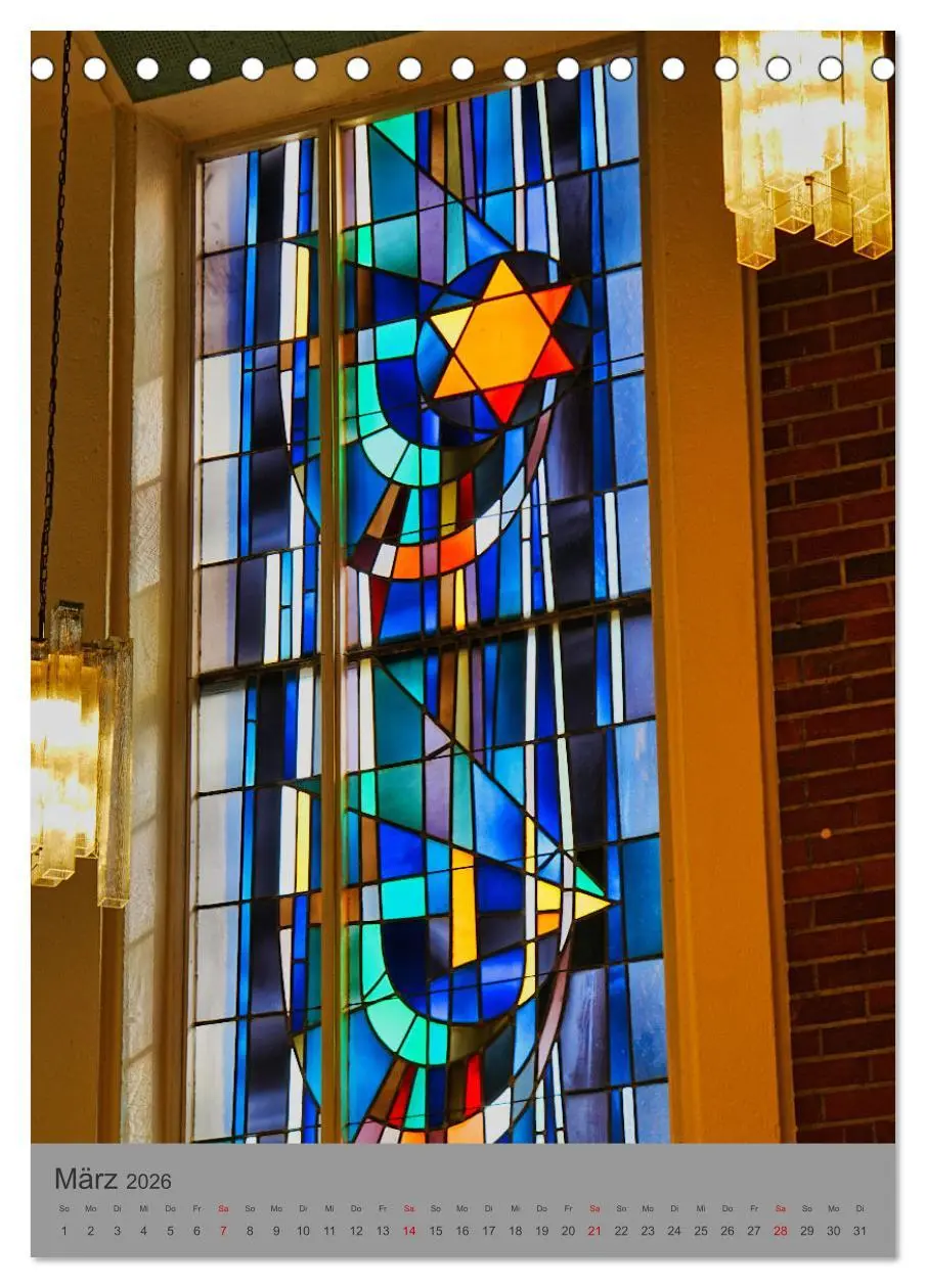 Bild: 9783516646559 | Neue Synagogen in Deutschland (Tischkalender 2026 DIN A5 hoch),...