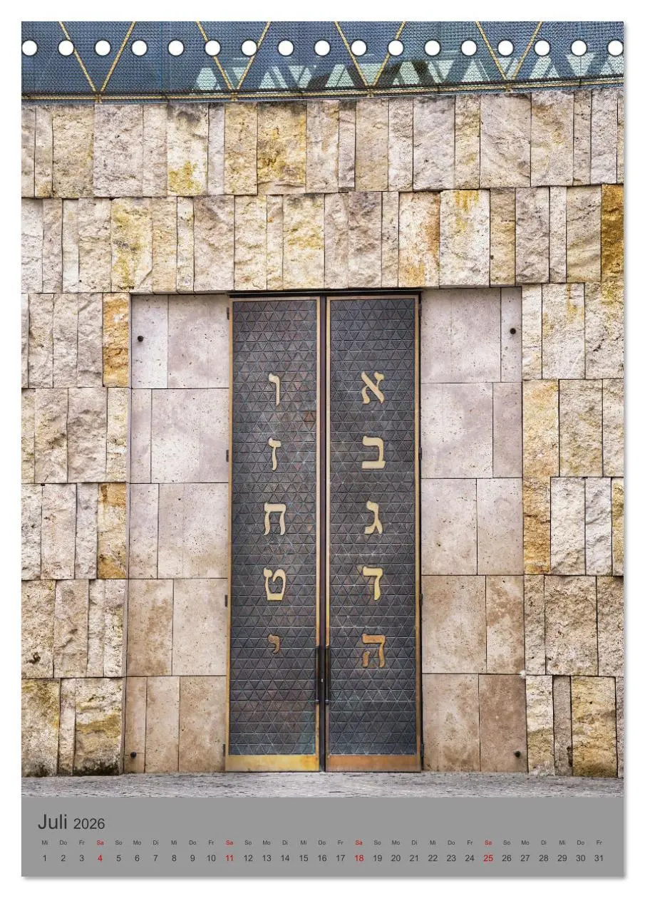 Bild: 9783516646559 | Neue Synagogen in Deutschland (Tischkalender 2026 DIN A5 hoch),...