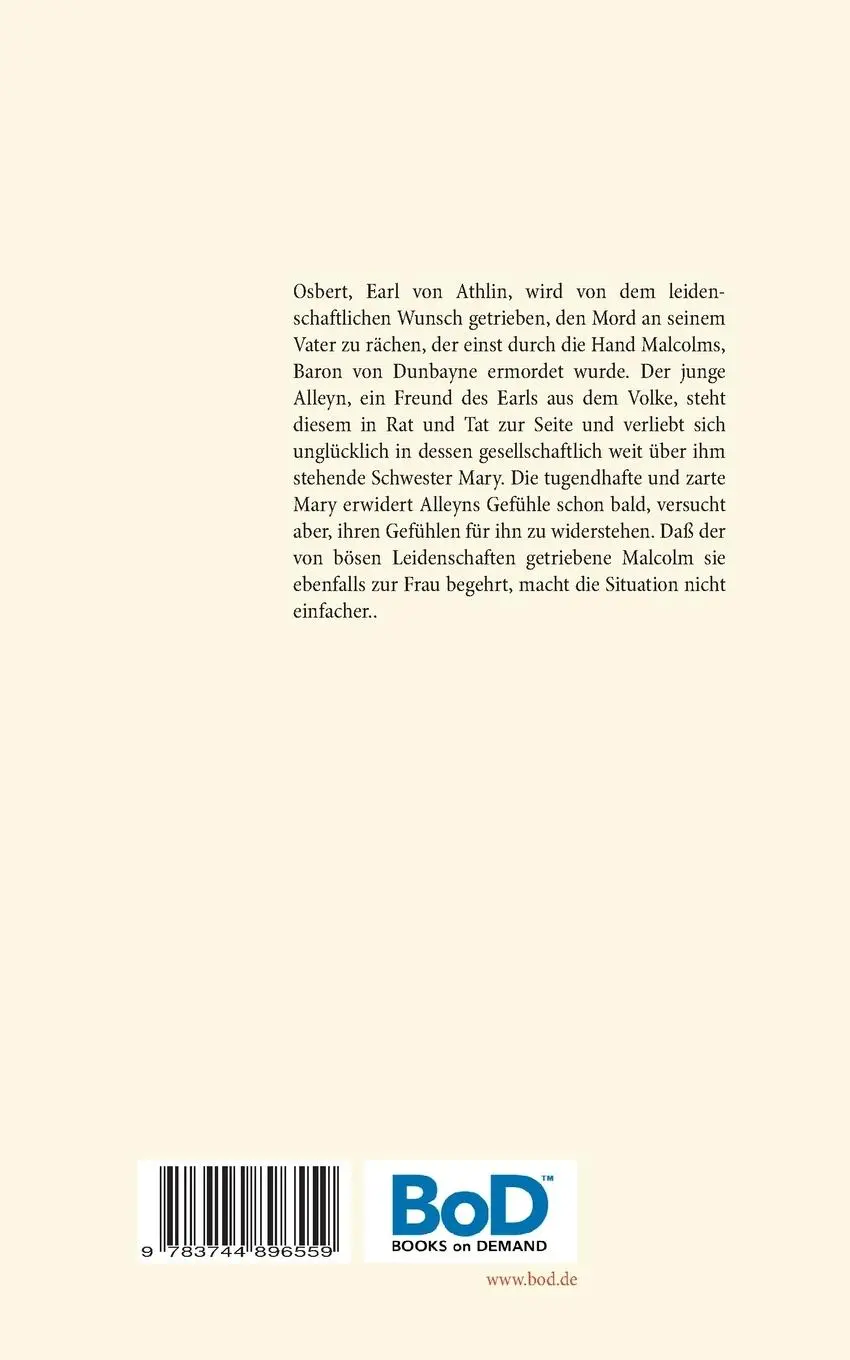 Rückseite: 9783744896559 | Die Burgen von Athlin und Dunbayne | Ann Radcliffe | Taschenbuch