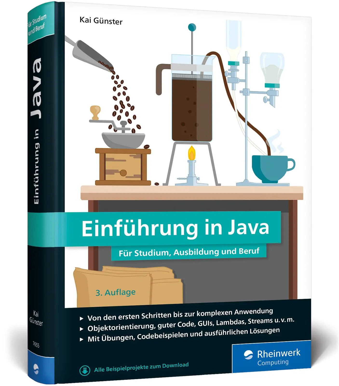 Cover: 9783836276559 | Einführung in Java | Kai Günster | Buch | Rheinwerk Computing | 736 S. Cover: 9783836276559 | Einführung in Java | Kai Günster | Buch | Rheinwerk Computing | 736 S.