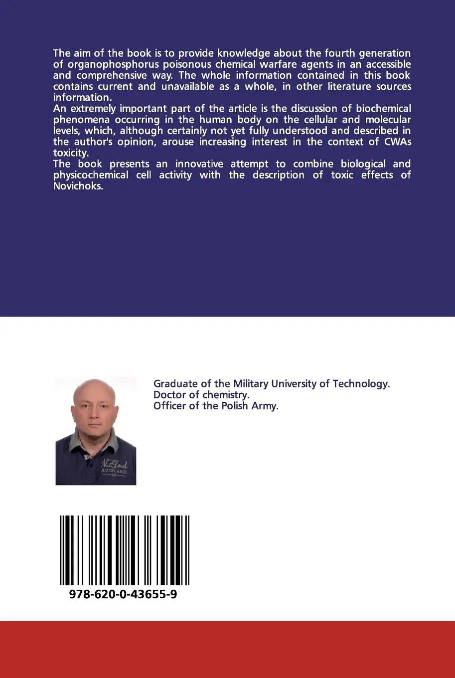 Rückseite: 9786200436559 | NOVICHOKS | Nerve Agents Groups - Description | Marcin Kloske | Buch