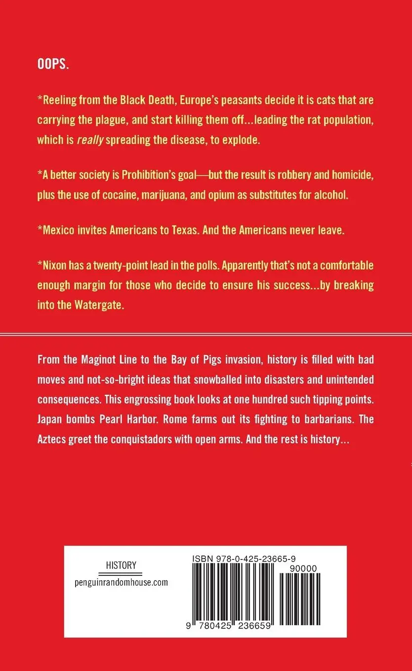 Rückseite: 9780425236659 | 100 Mistakes that Changed History | Bill Fawcett | Taschenbuch | 2010