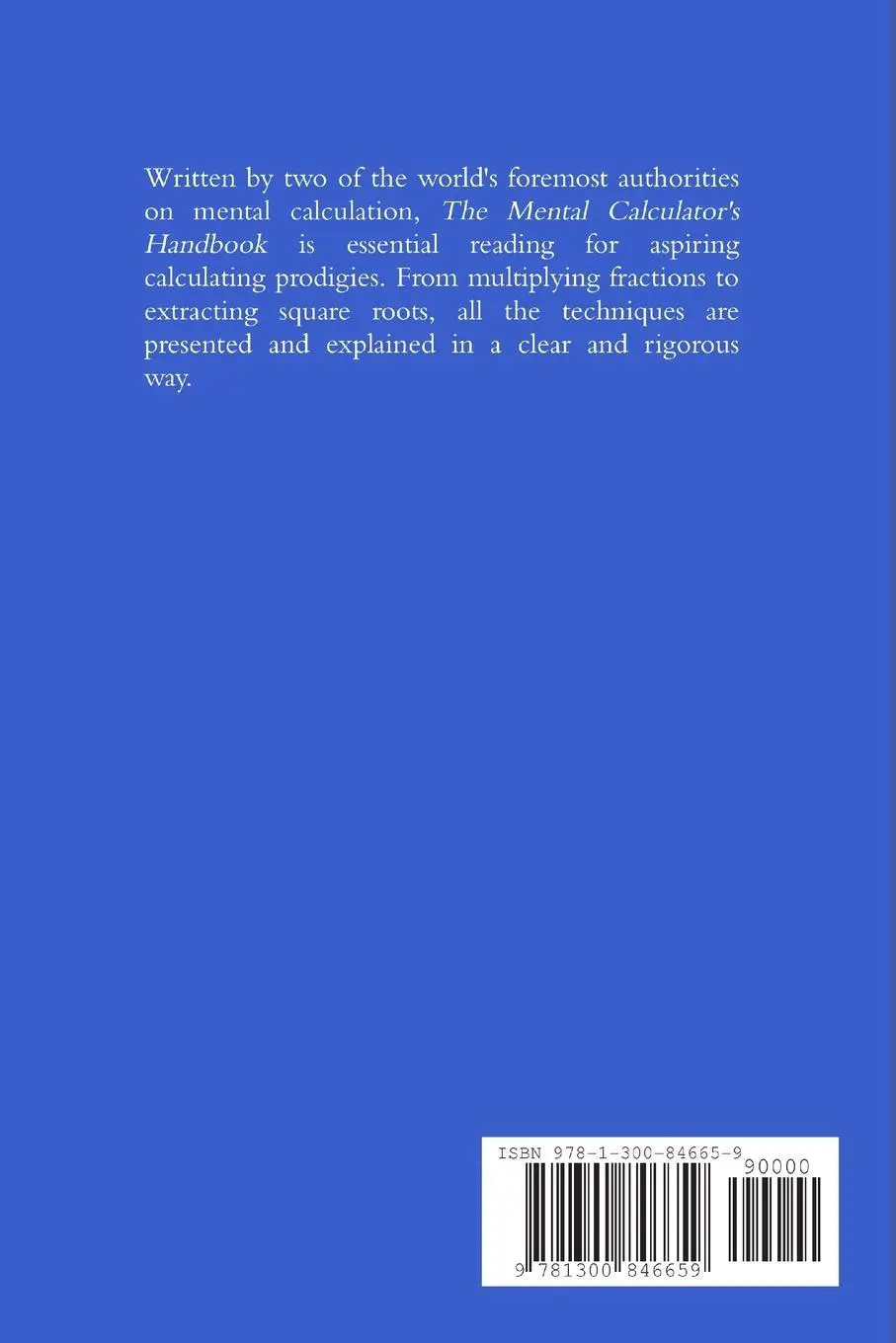 Rückseite: 9781300846659 | The Mental Calculator's Handbook | Robert Fountain (u. a.) | Buch