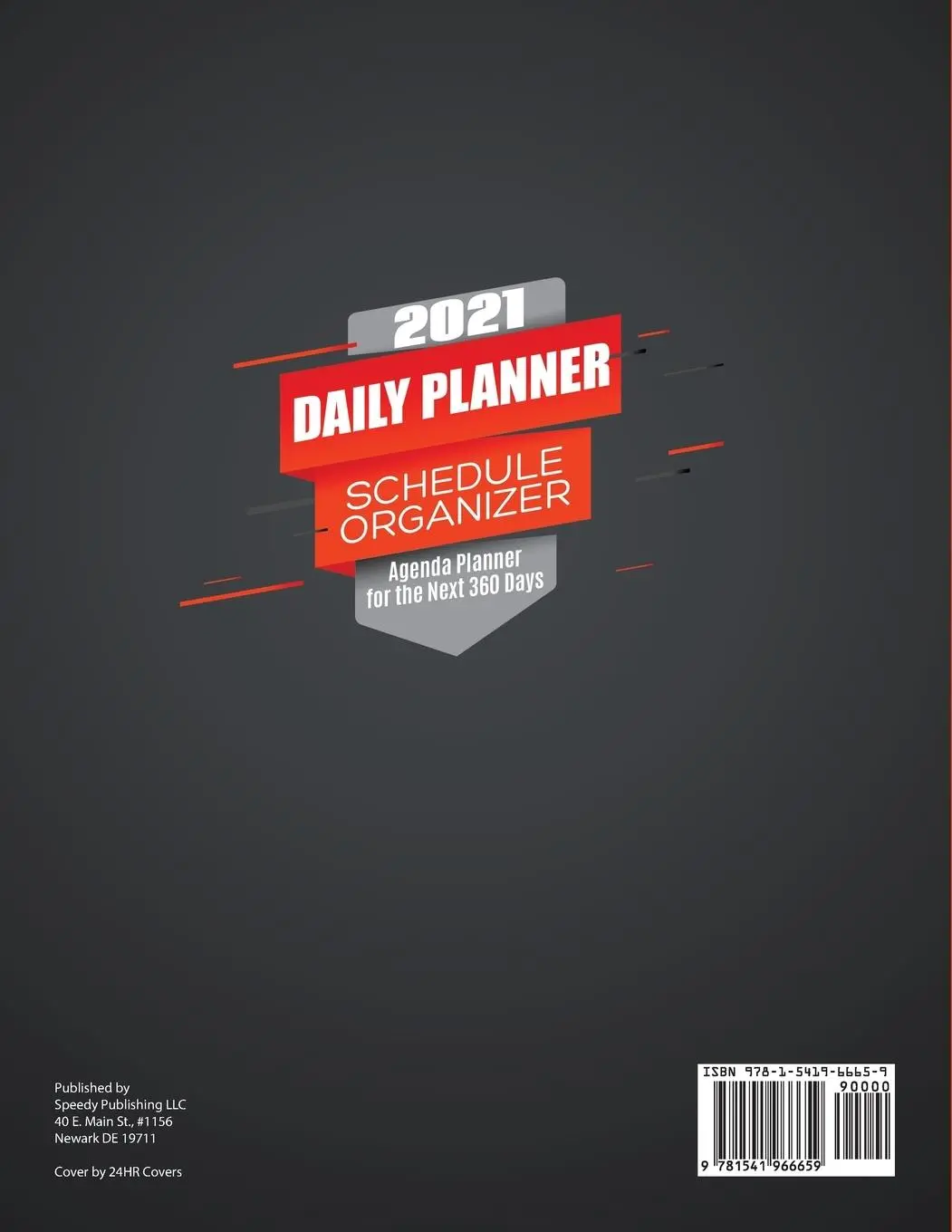 Rückseite: 9781541966659 | 2021 Daily Planner Schedule Organizer | Journals and Notebooks | Buch