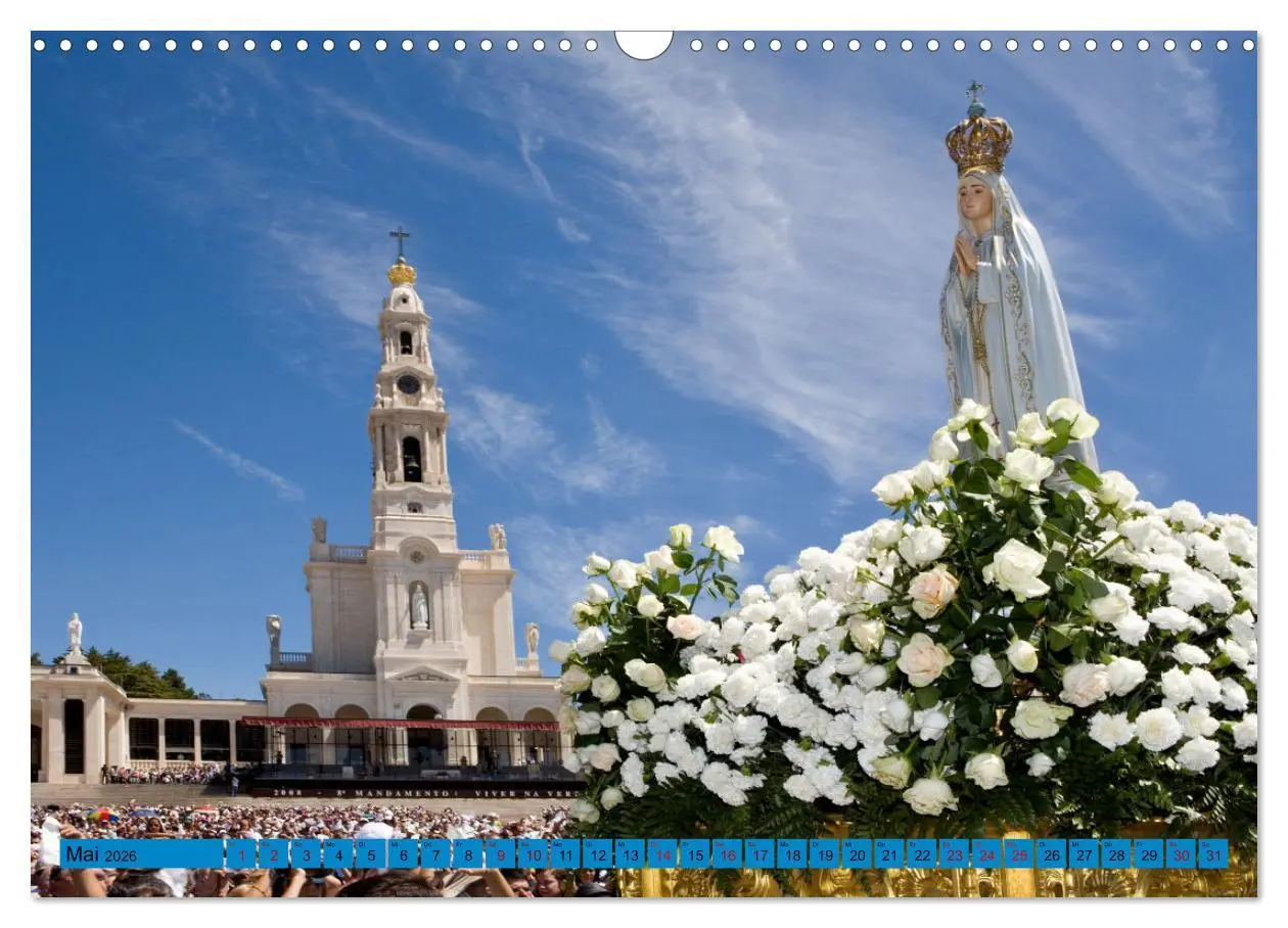 Bild: 9783457616659 | Wallfahrt nach Fatima (Wandkalender 2026 DIN A3 quer), CALVENDO...