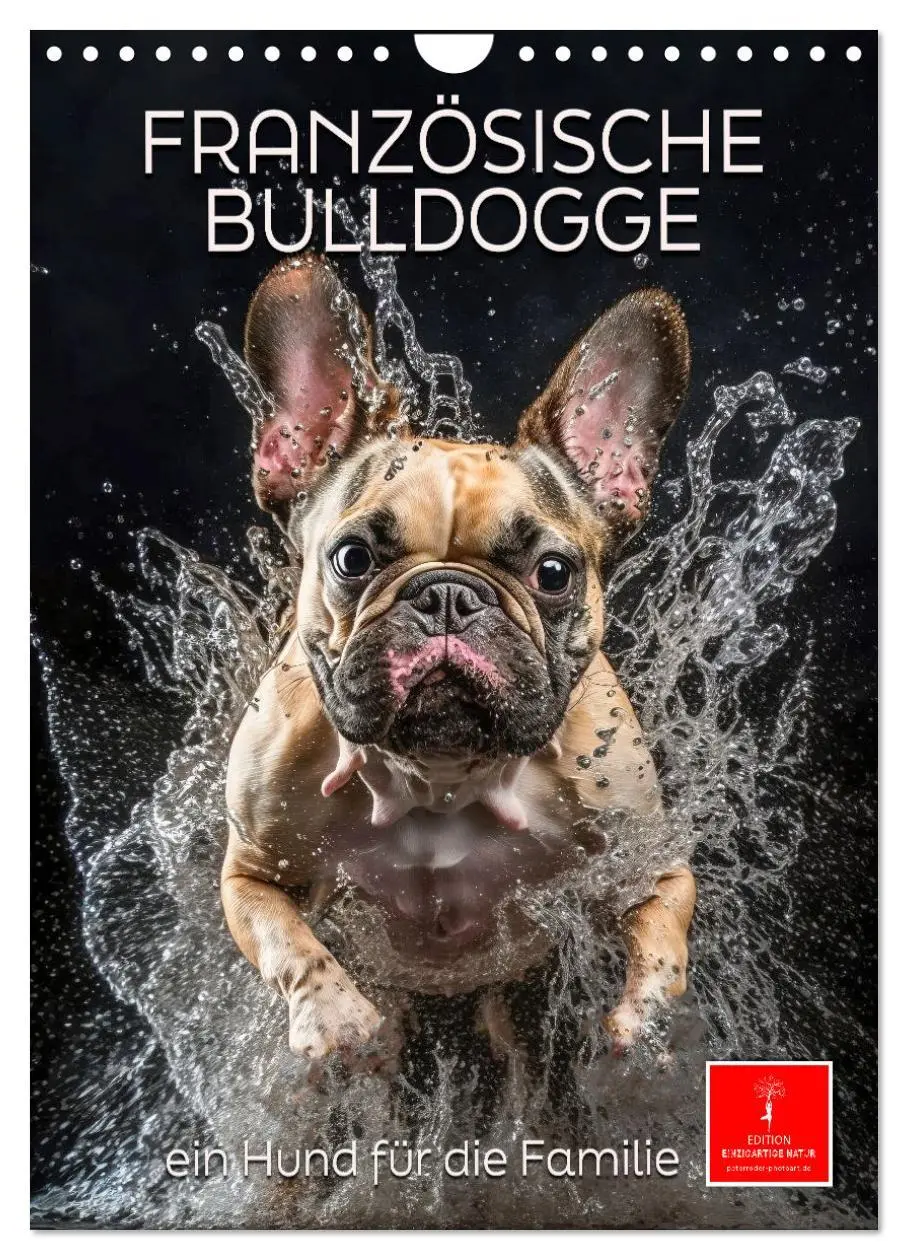 Cover: 9783516326659 | Französische Bulldogge - ein Hund für die Familie (Wandkalender...