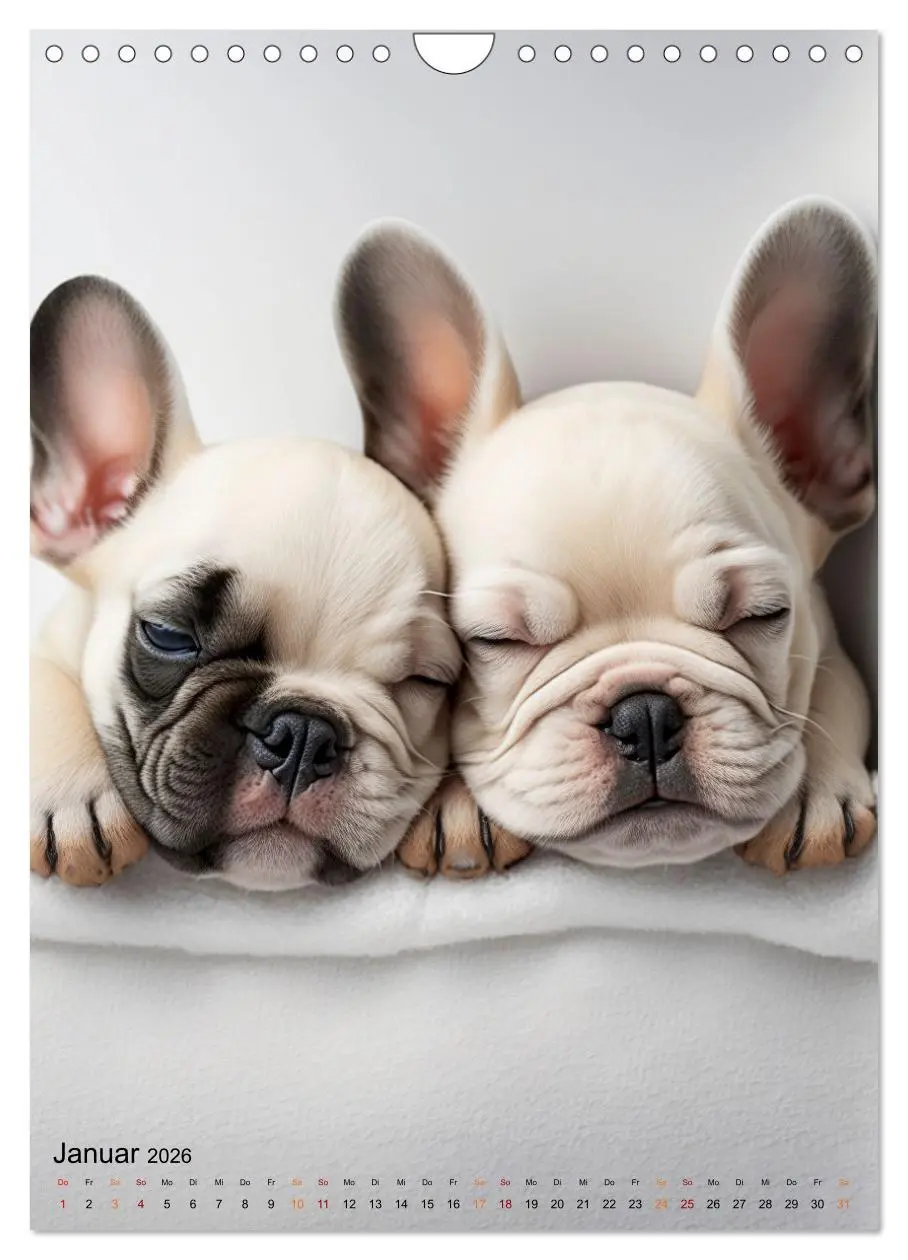 Bild: 9783516326659 | Französische Bulldogge - ein Hund für die Familie (Wandkalender...