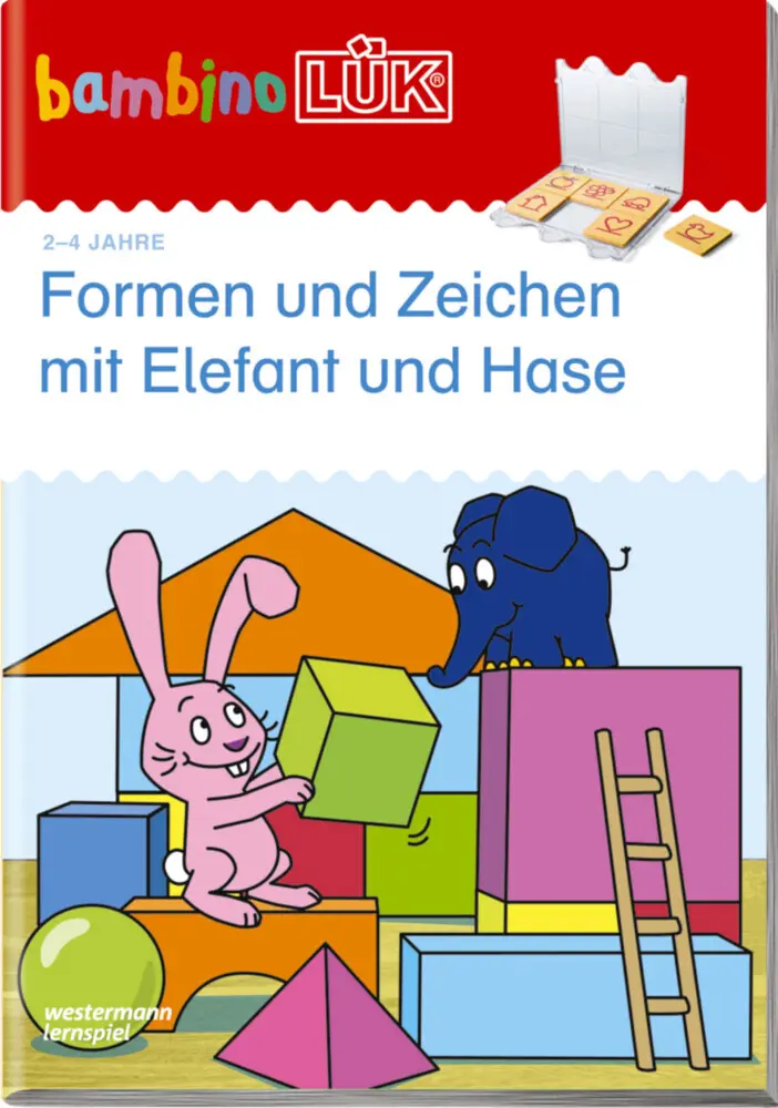 Cover: 9783837706659 | LÜK. Bambino. Formen und Zeichen mit Elefant und Hase: Basales...