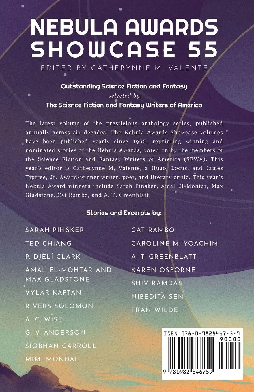 Rückseite: 9780982846759 | Nebula Awards Showcase 55 | Catherynne Valente | Taschenbuch | 2021
