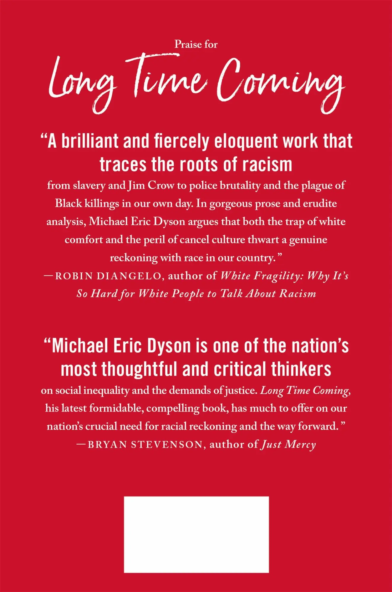 Rückseite: 9781250276759 | Long Time Coming | Reckoning with Race in America | Michael Eric Dyson