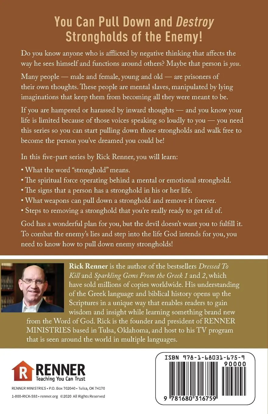 Rückseite: 9781680316759 | Pulling Down Strongholds Study Guide | Rick Renner | Taschenbuch