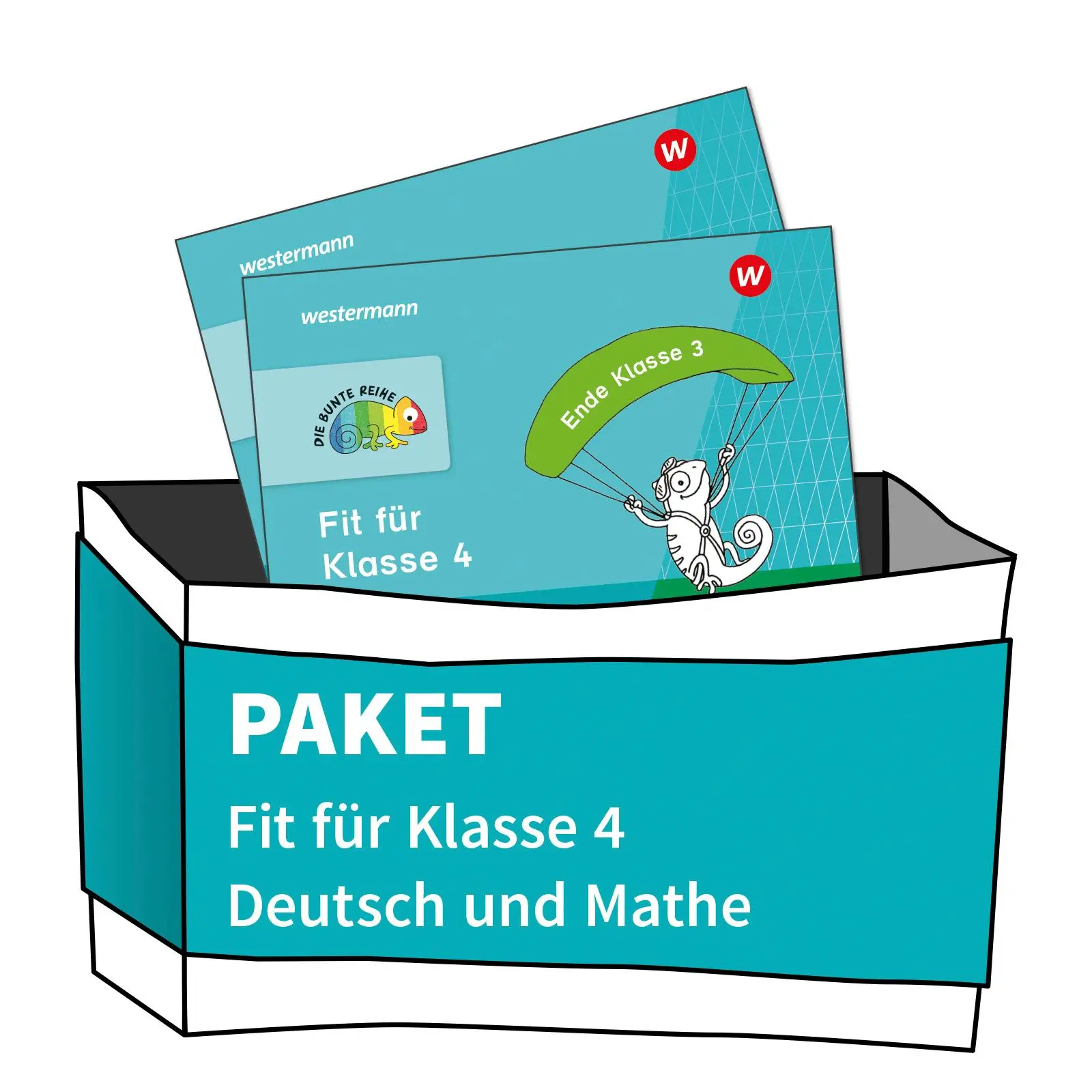 Cover: 9783141176759 | DIE BUNTE REIHE - Deutsch/Mathematik. Paket Fit für Klasse 4 (2 Hefte)
