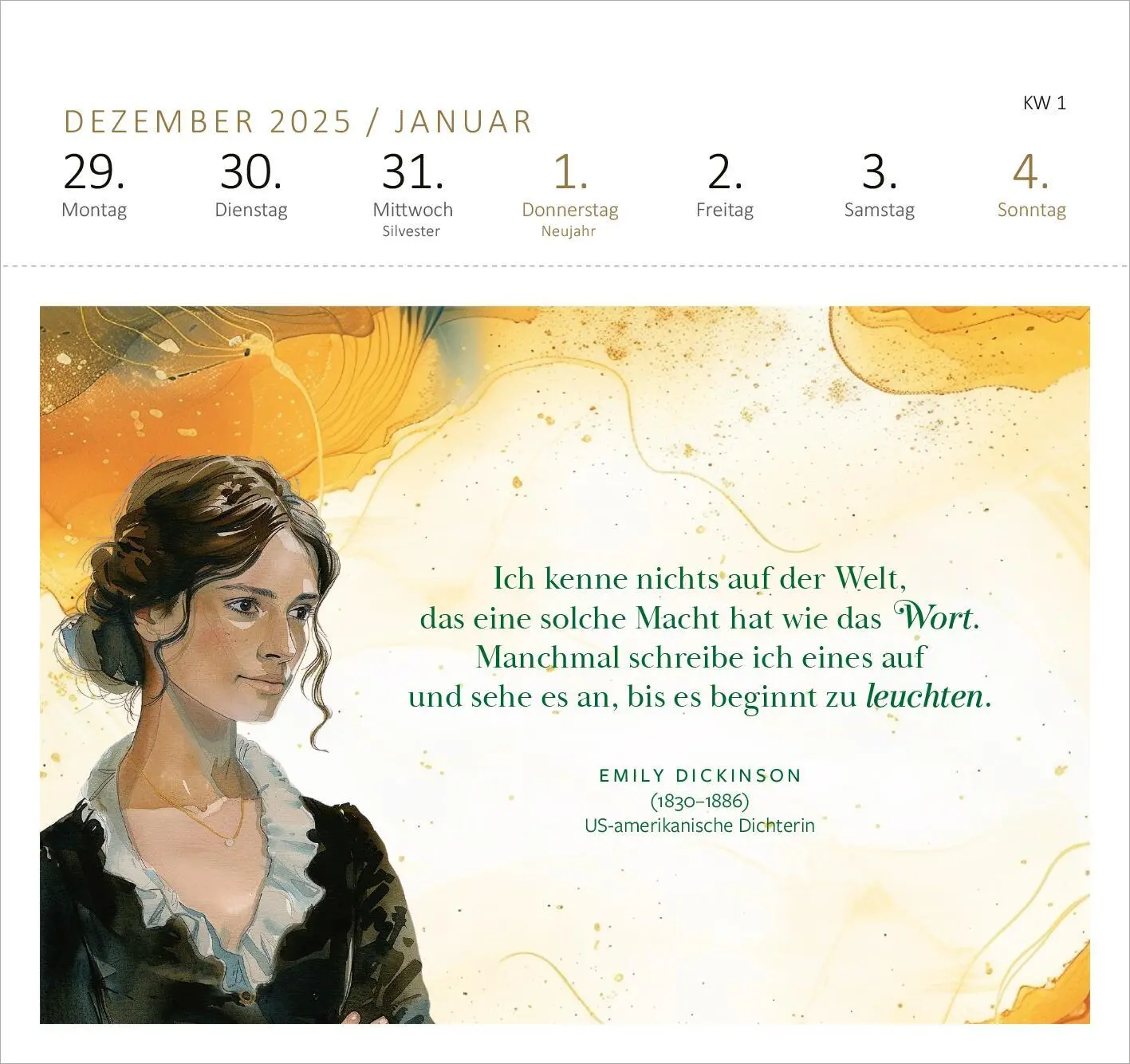 Bild: 4014489136859 | Postkartenkalender Der Literaturkalender 2026 | Kalender | Deutsch