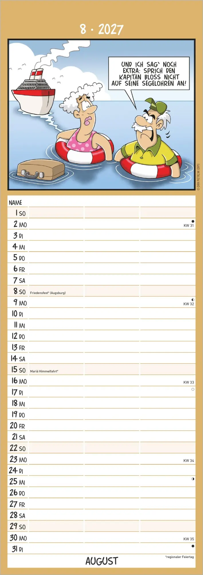 Bild: 4069095016859 | Rentner-Kalender 2027 | Neumann Verlage GmbH &amp; Co KG | Kalender | 2027