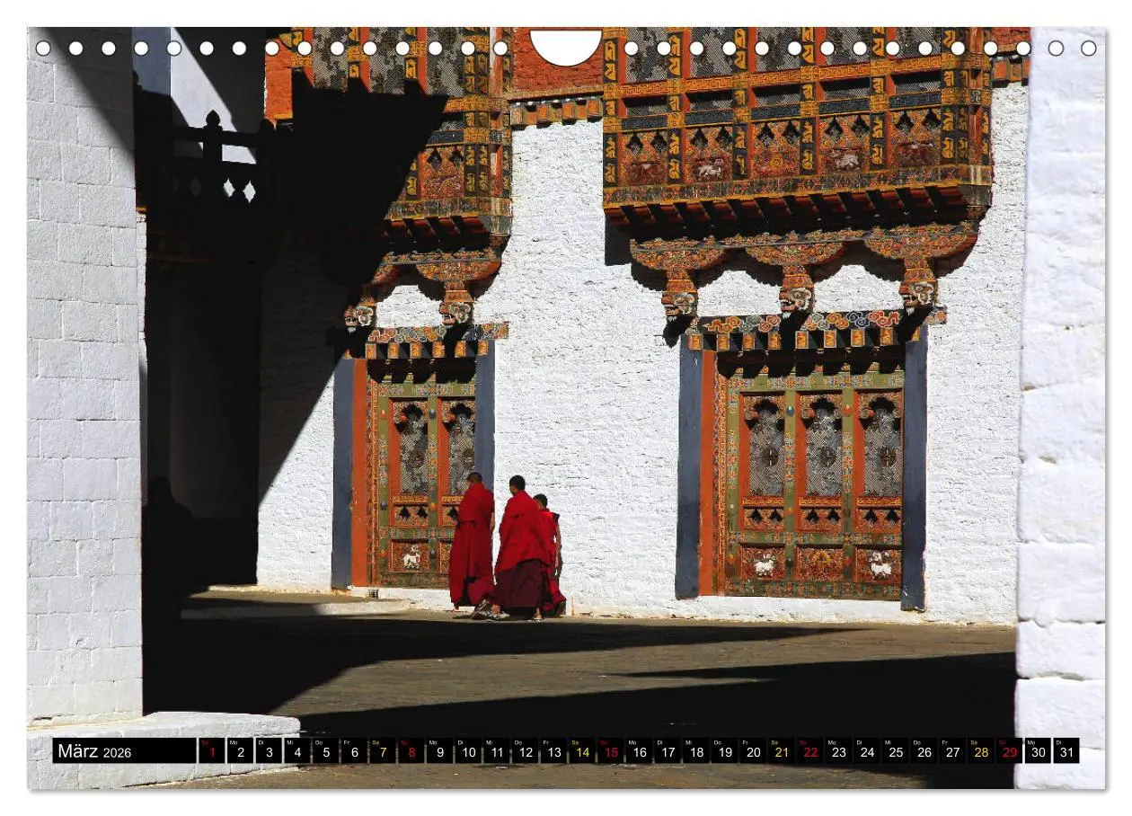 Bild: 9783457836859 | Königreich Bhutan - Juwel am Himalaya (Wandkalender 2026 DIN A4...