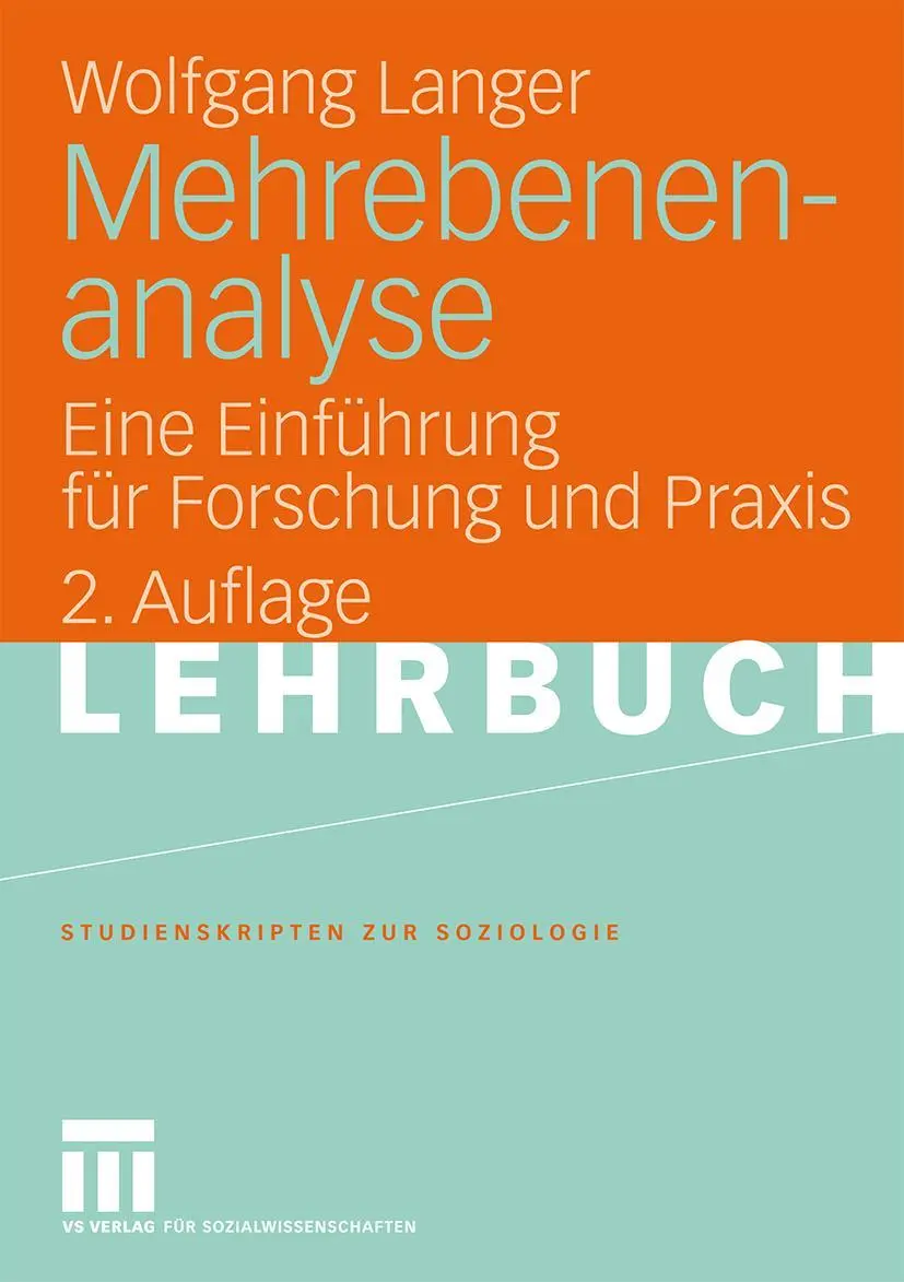 Cover: 9783531156859 | Mehrebenenanalyse | Eine Einführung für Forschung und Praxis | Langer