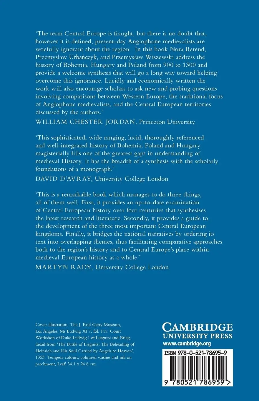 Rückseite: 9780521786959 | Central Europe in the High Middle Ages | Nora Berend (u. a.) | Buch