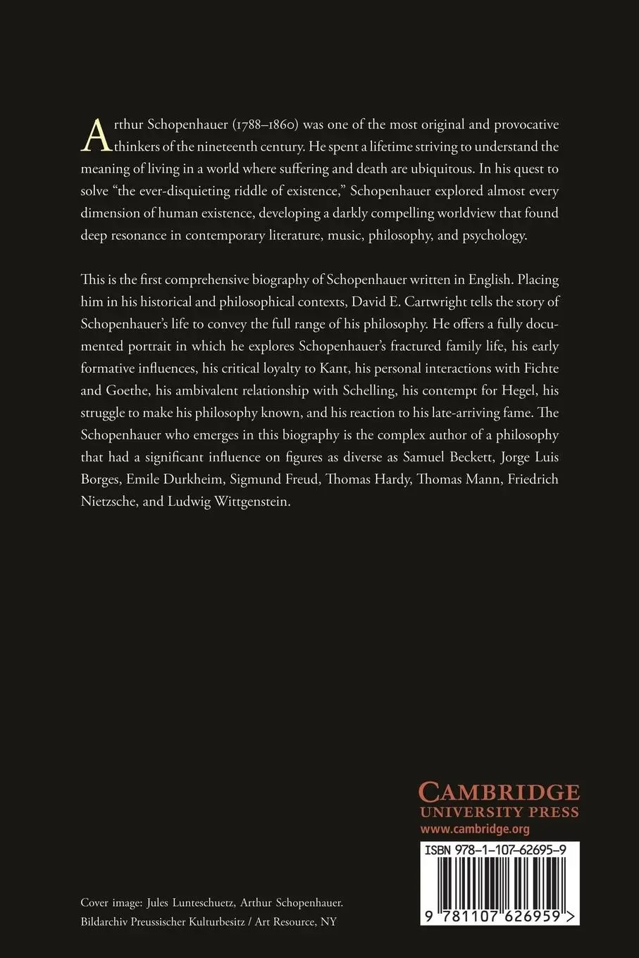 Rückseite: 9781107626959 | Schopenhauer | A Biography | David E. Cartwright | Taschenbuch | 2013