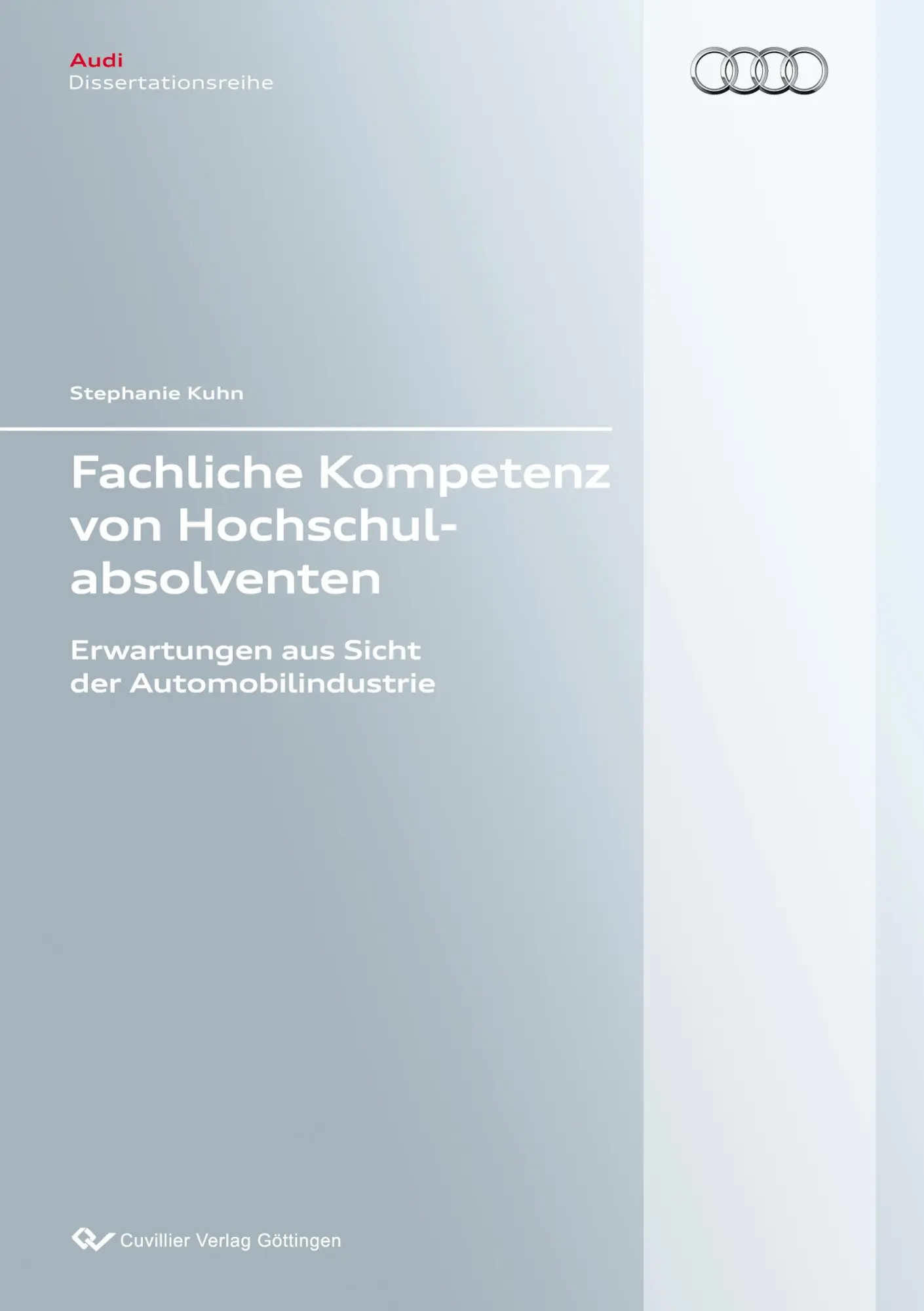 Cover: 9783954046959 | Fachliche Kompetenz von Hochschulabsolventen. Erwartungen aus Sicht...