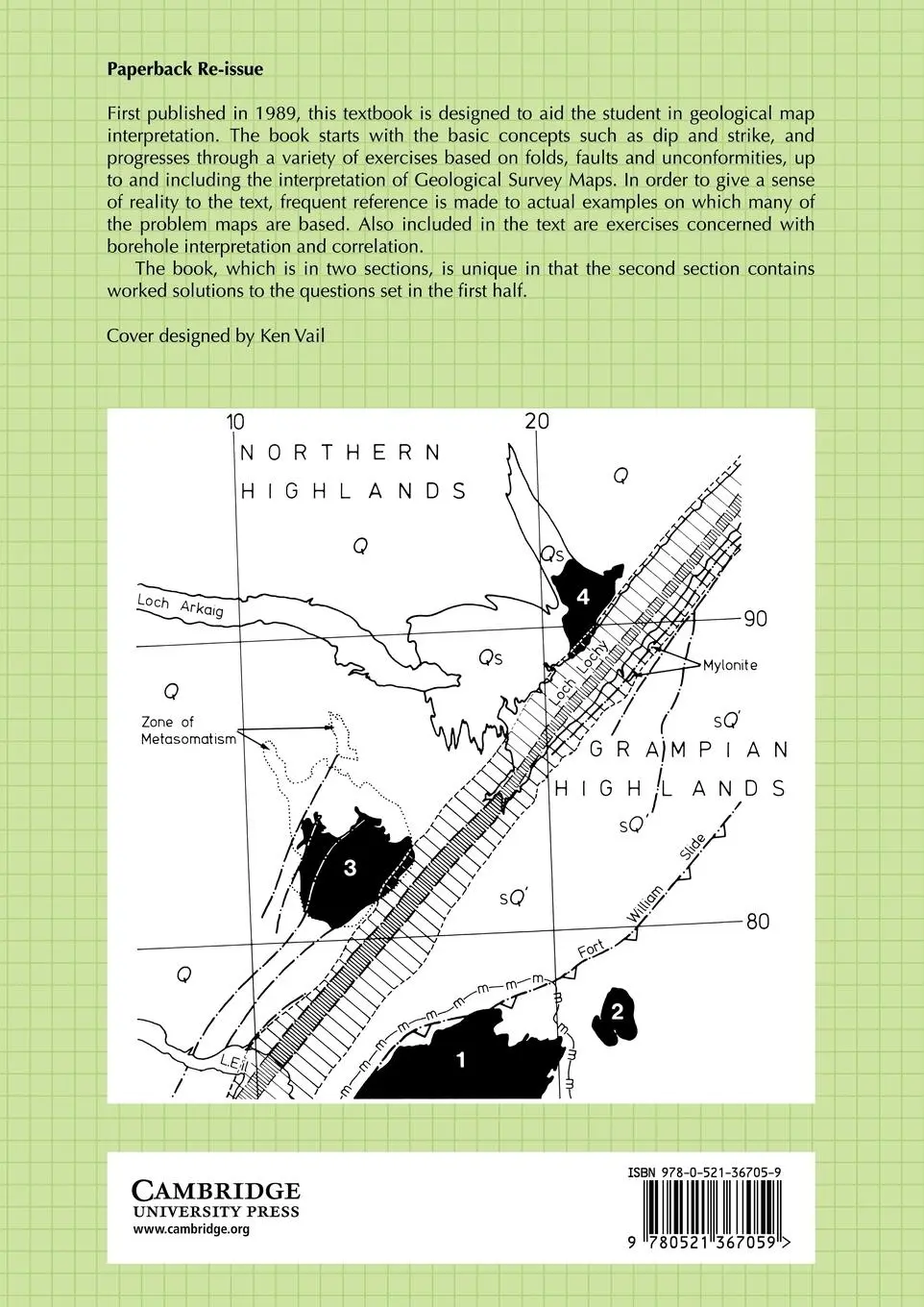 Rückseite: 9780521367059 | Geological Maps | Their Solution and Interpretation | T. Bolton | Buch