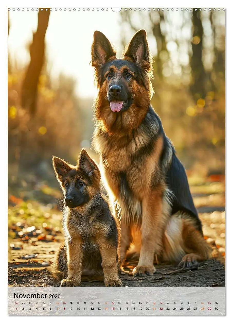 Bild: 9783516287059 | Deutscher Schäferhund - mutig und zuverlässig (Wandkalender 2026...