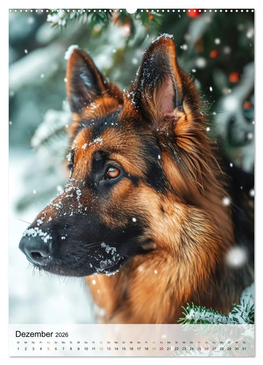 Bild: 9783516287059 | Deutscher Schäferhund - mutig und zuverlässig (Wandkalender 2026...