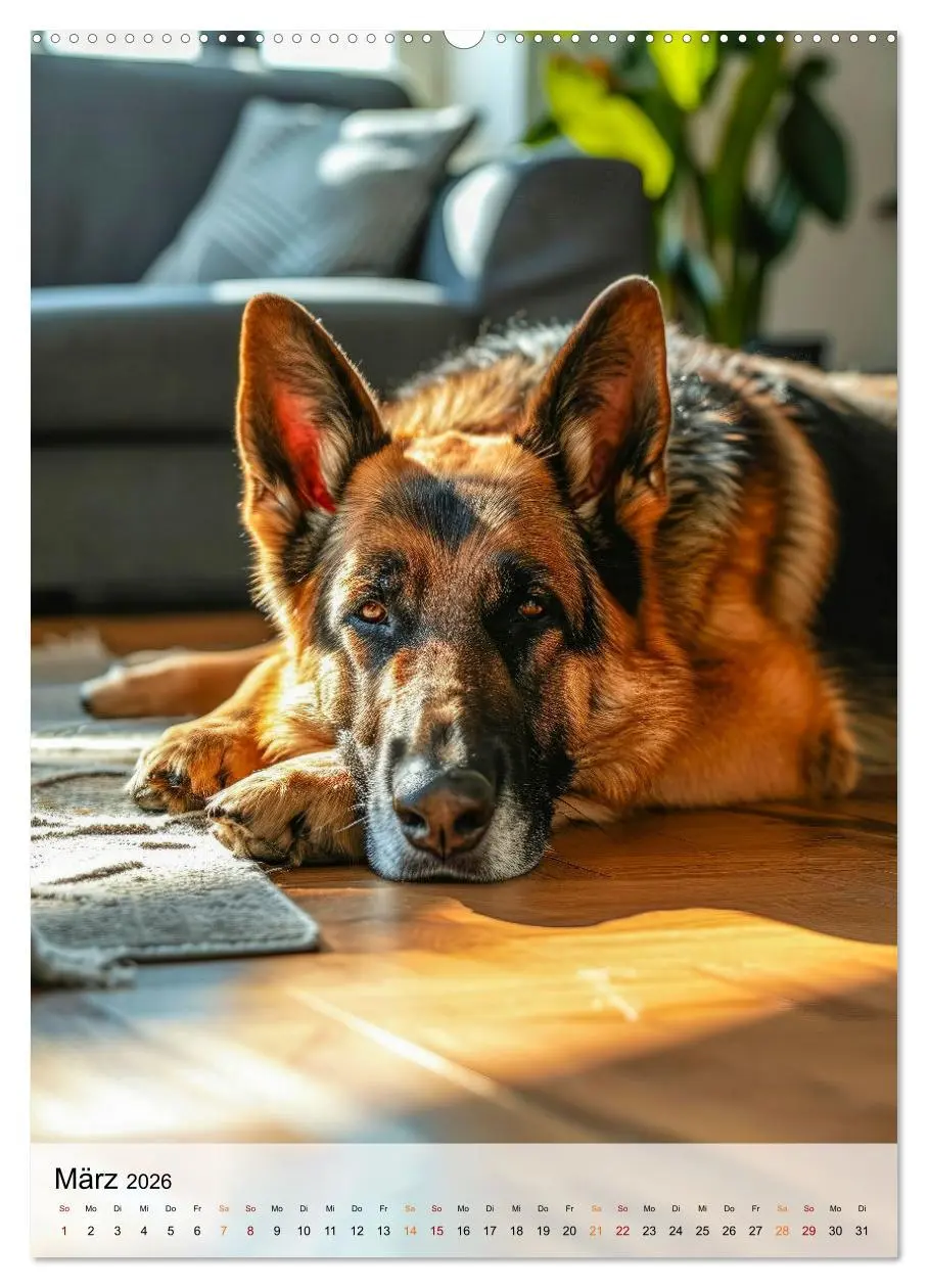 Bild: 9783516287059 | Deutscher Schäferhund - mutig und zuverlässig (Wandkalender 2026...