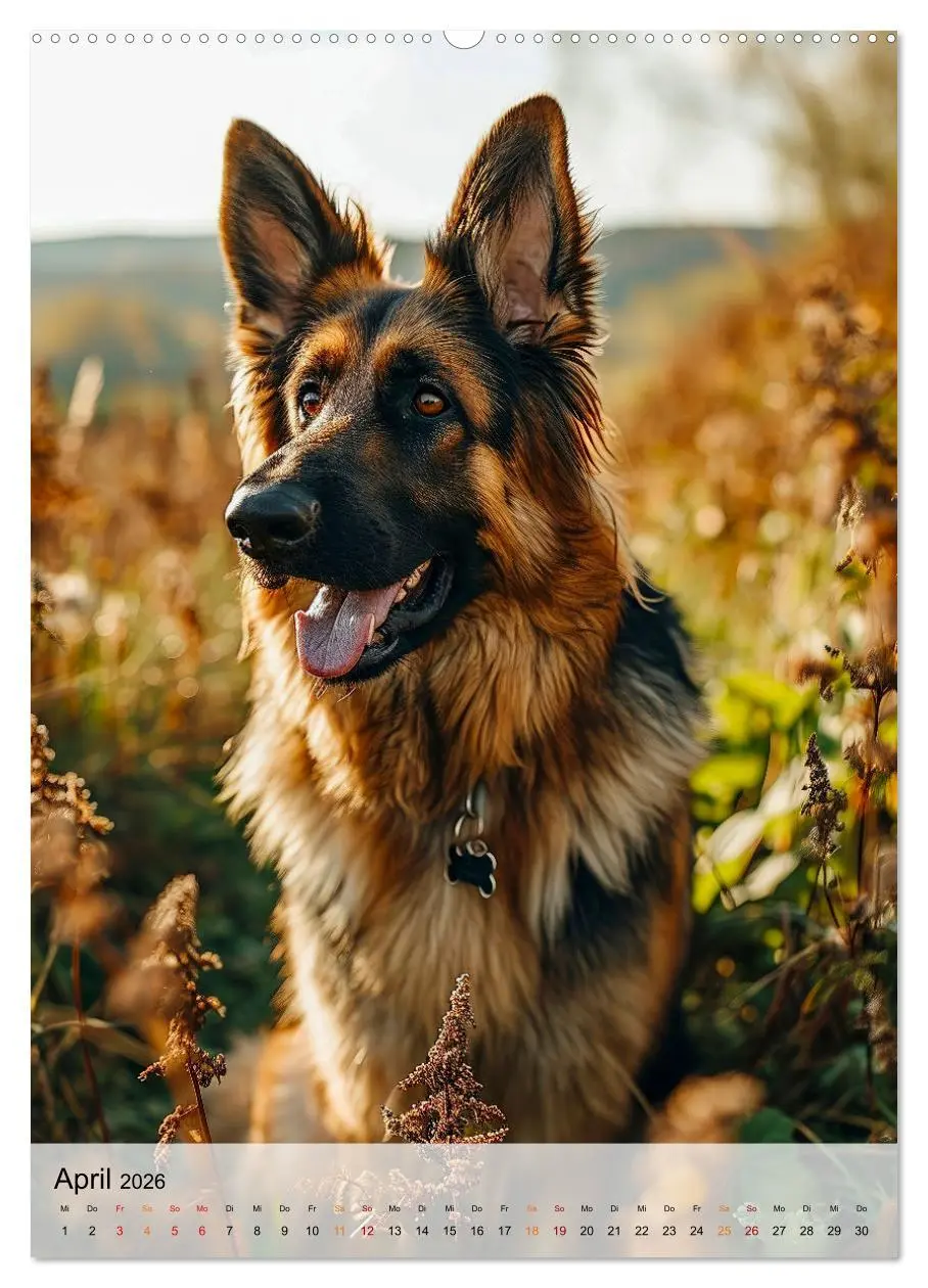 Bild: 9783516287059 | Deutscher Schäferhund - mutig und zuverlässig (Wandkalender 2026...