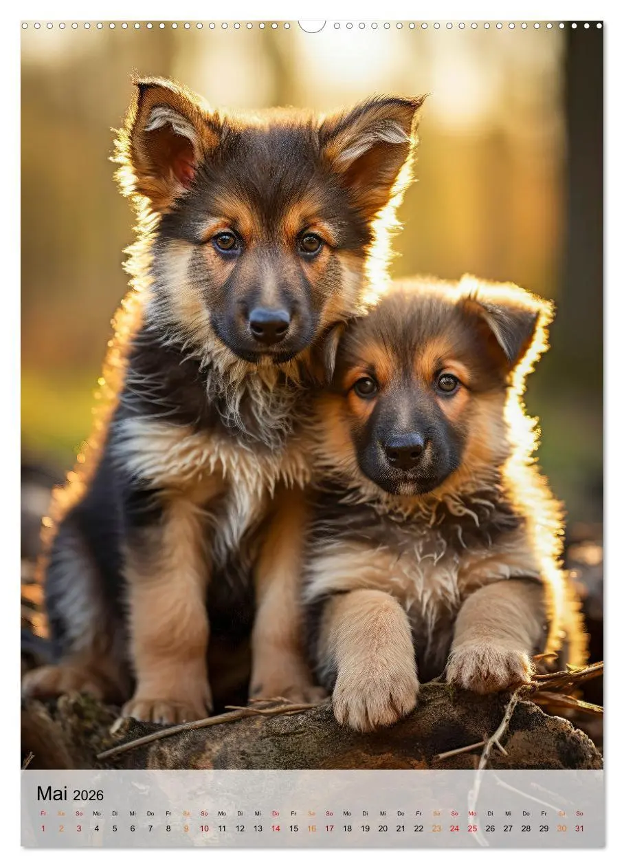 Bild: 9783516287059 | Deutscher Schäferhund - mutig und zuverlässig (Wandkalender 2026...