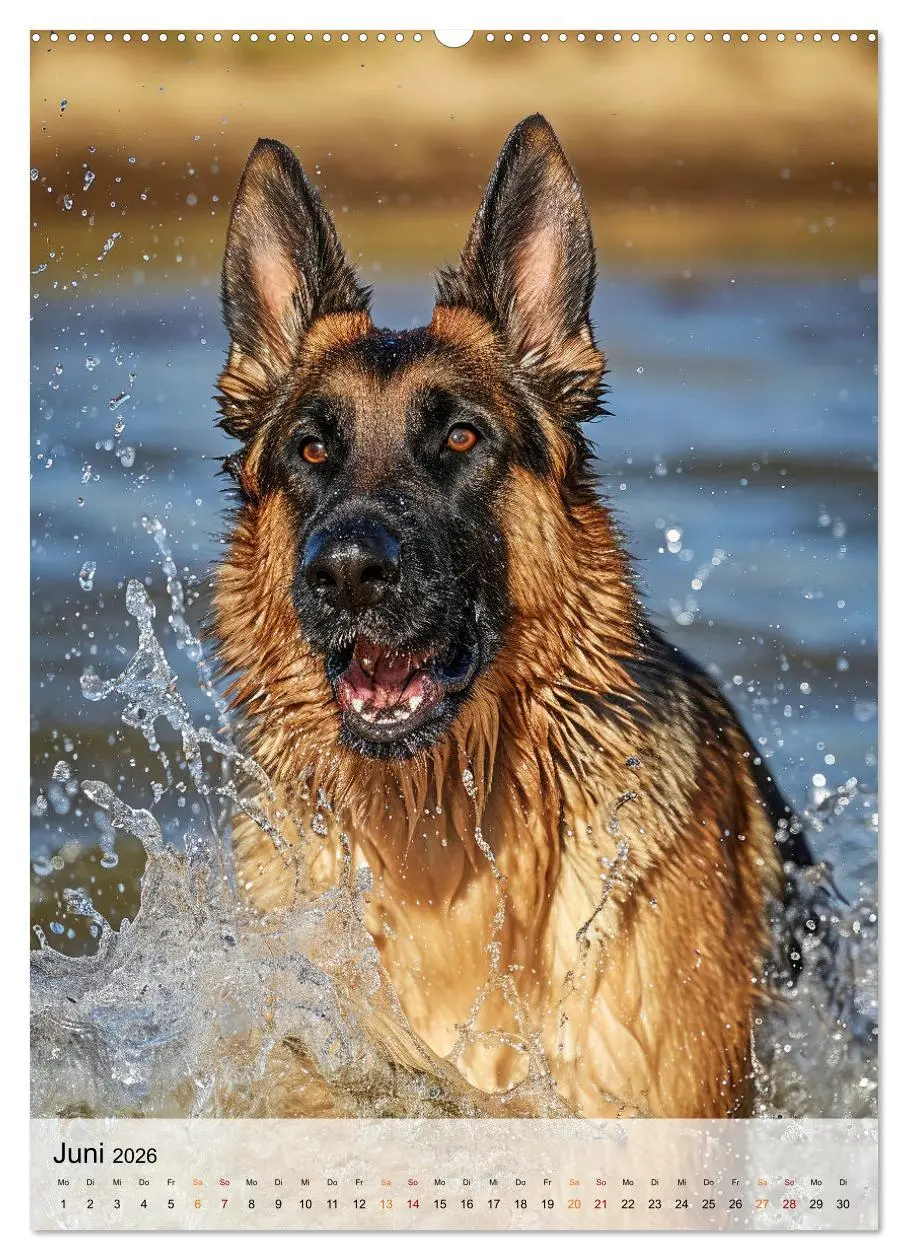 Bild: 9783516287059 | Deutscher Schäferhund - mutig und zuverlässig (Wandkalender 2026...