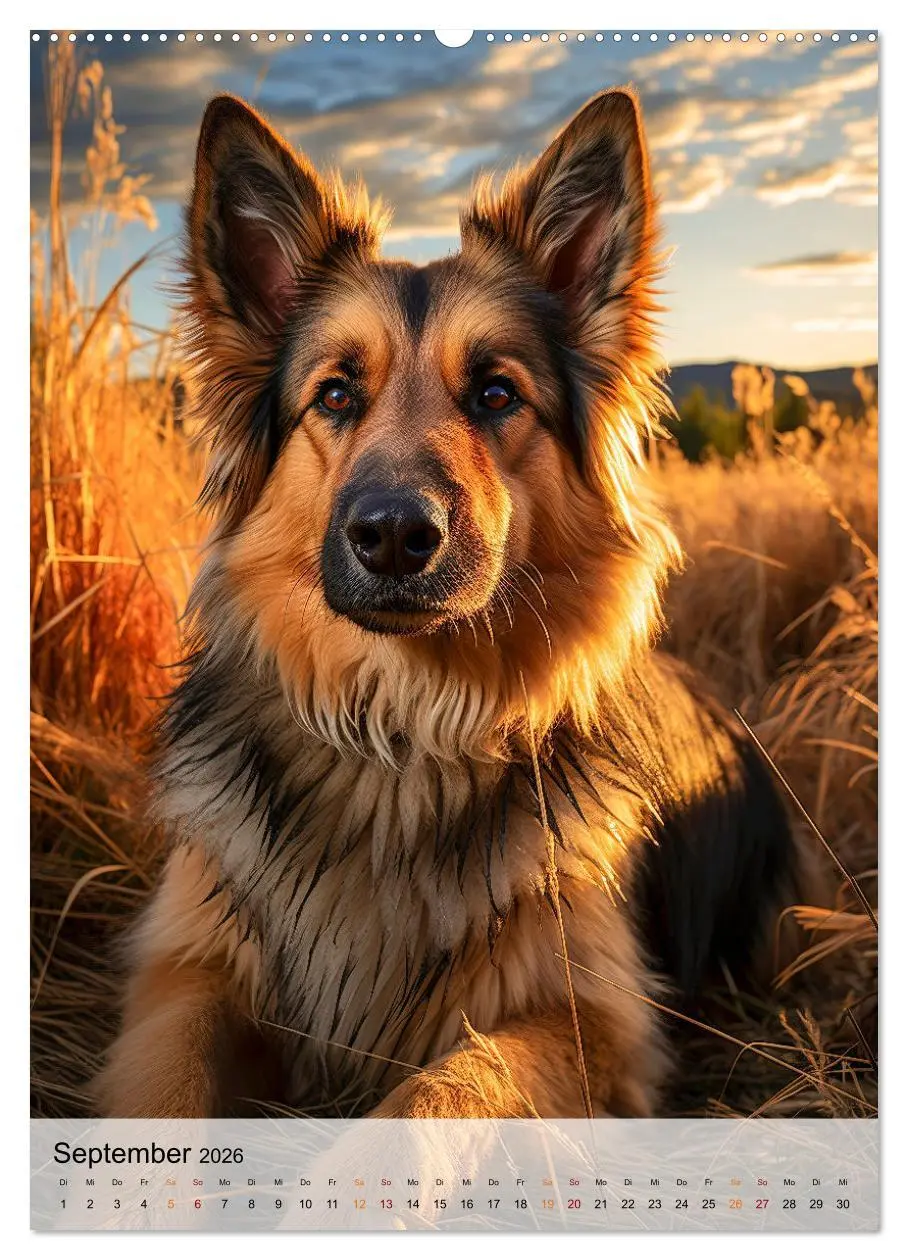 Bild: 9783516287059 | Deutscher Schäferhund - mutig und zuverlässig (Wandkalender 2026...
