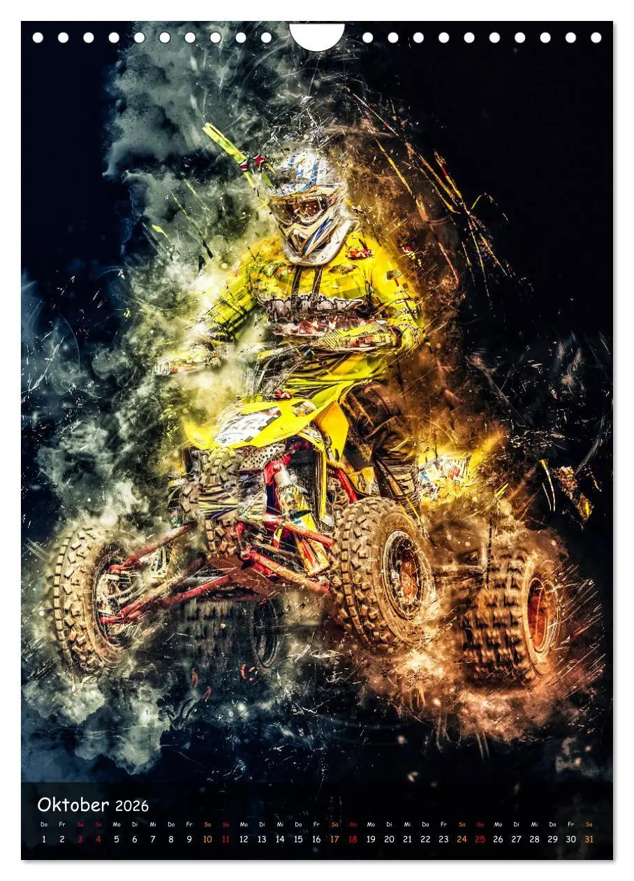 Bild: 9783516357059 | Quad spektakulär (Wandkalender 2026 DIN A4 hoch), CALVENDO...