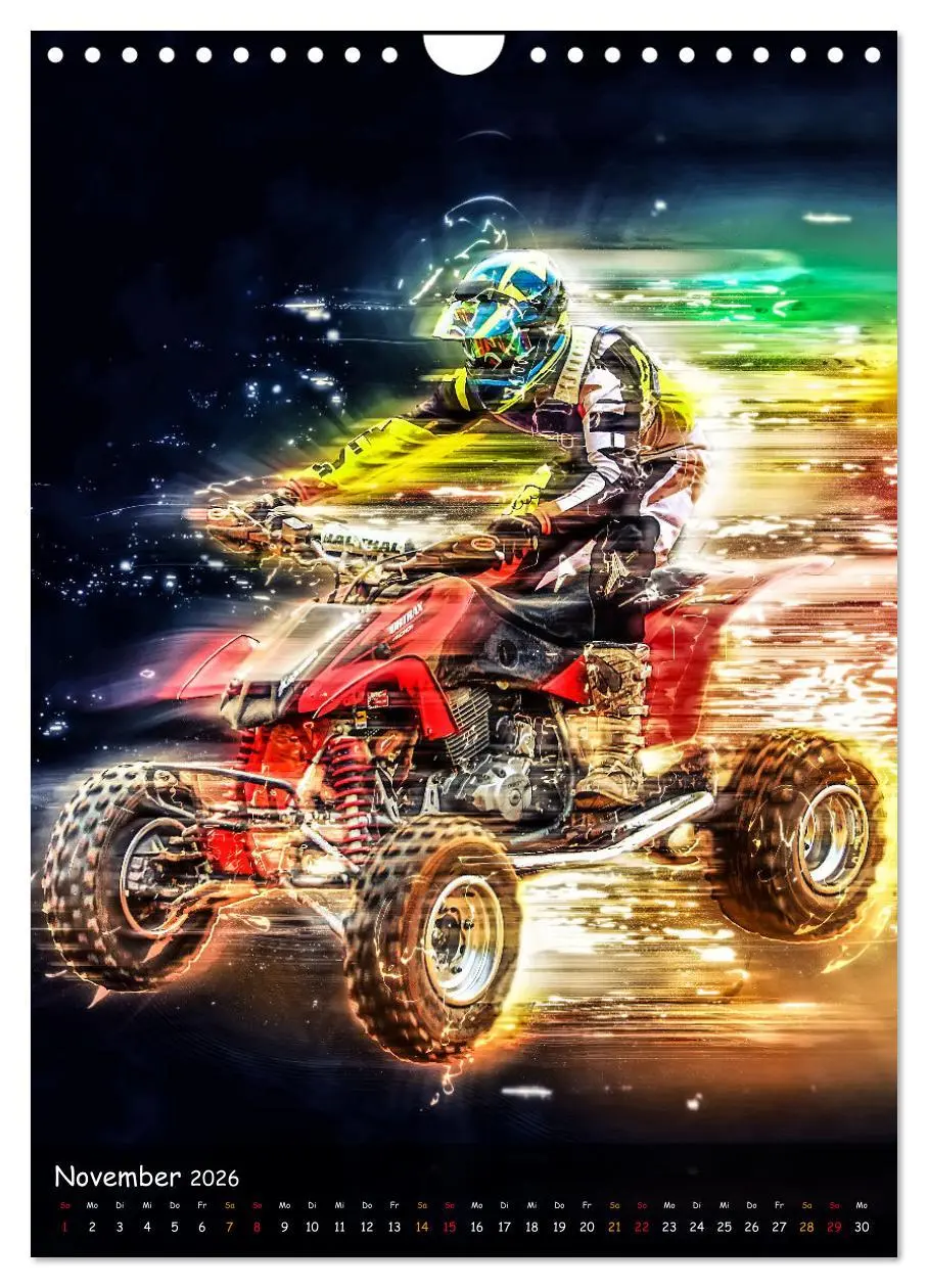 Bild: 9783516357059 | Quad spektakulär (Wandkalender 2026 DIN A4 hoch), CALVENDO...
