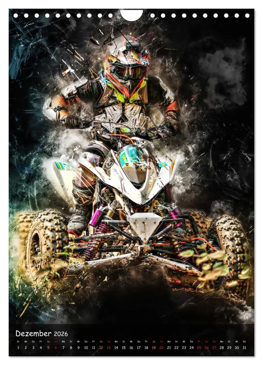 Bild: 9783516357059 | Quad spektakulär (Wandkalender 2026 DIN A4 hoch), CALVENDO...