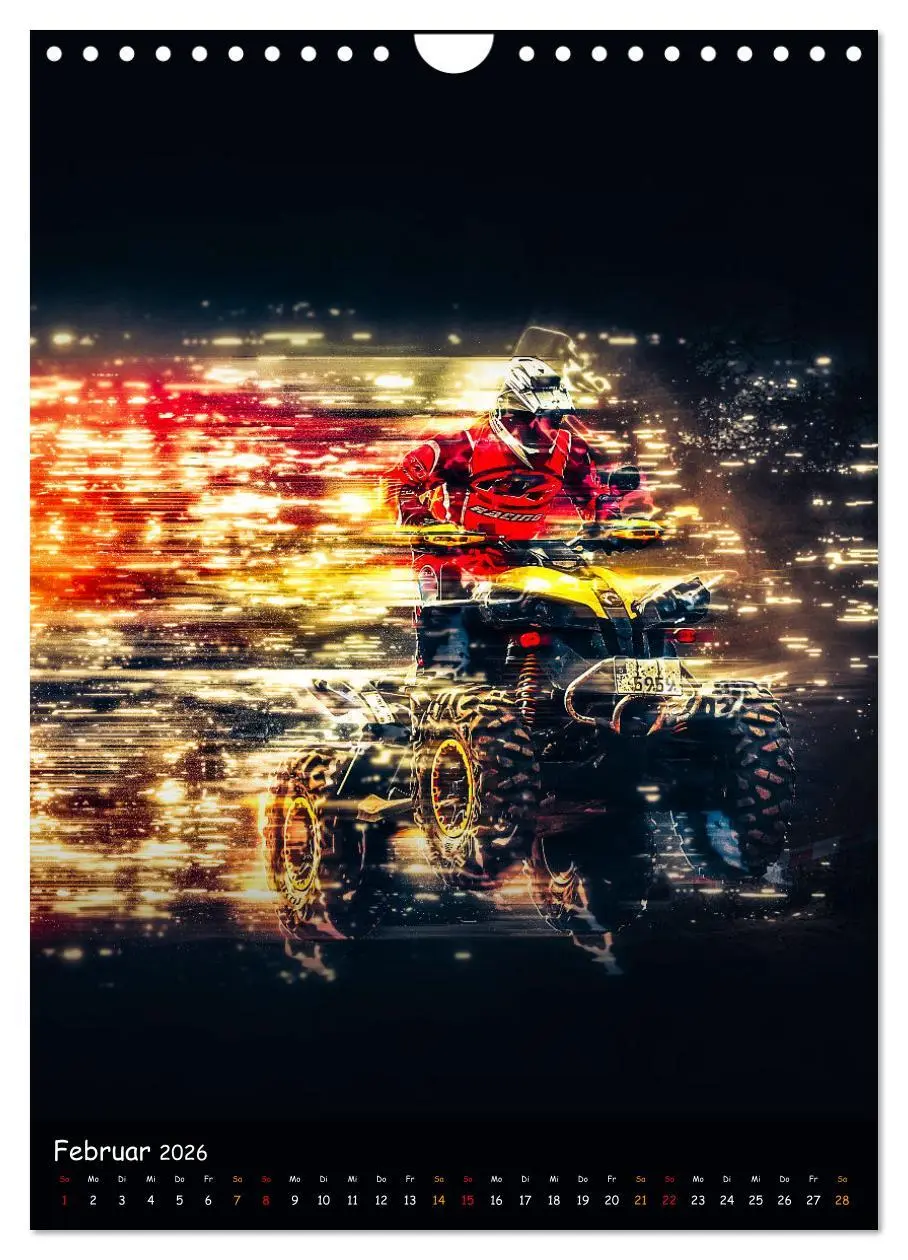 Bild: 9783516357059 | Quad spektakulär (Wandkalender 2026 DIN A4 hoch), CALVENDO...