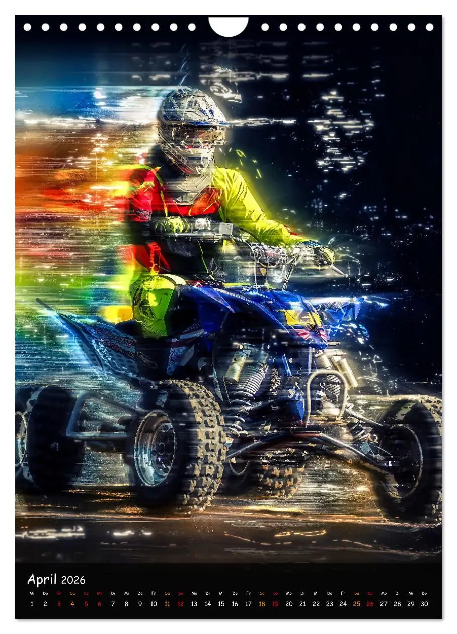 Bild: 9783516357059 | Quad spektakulär (Wandkalender 2026 DIN A4 hoch), CALVENDO...